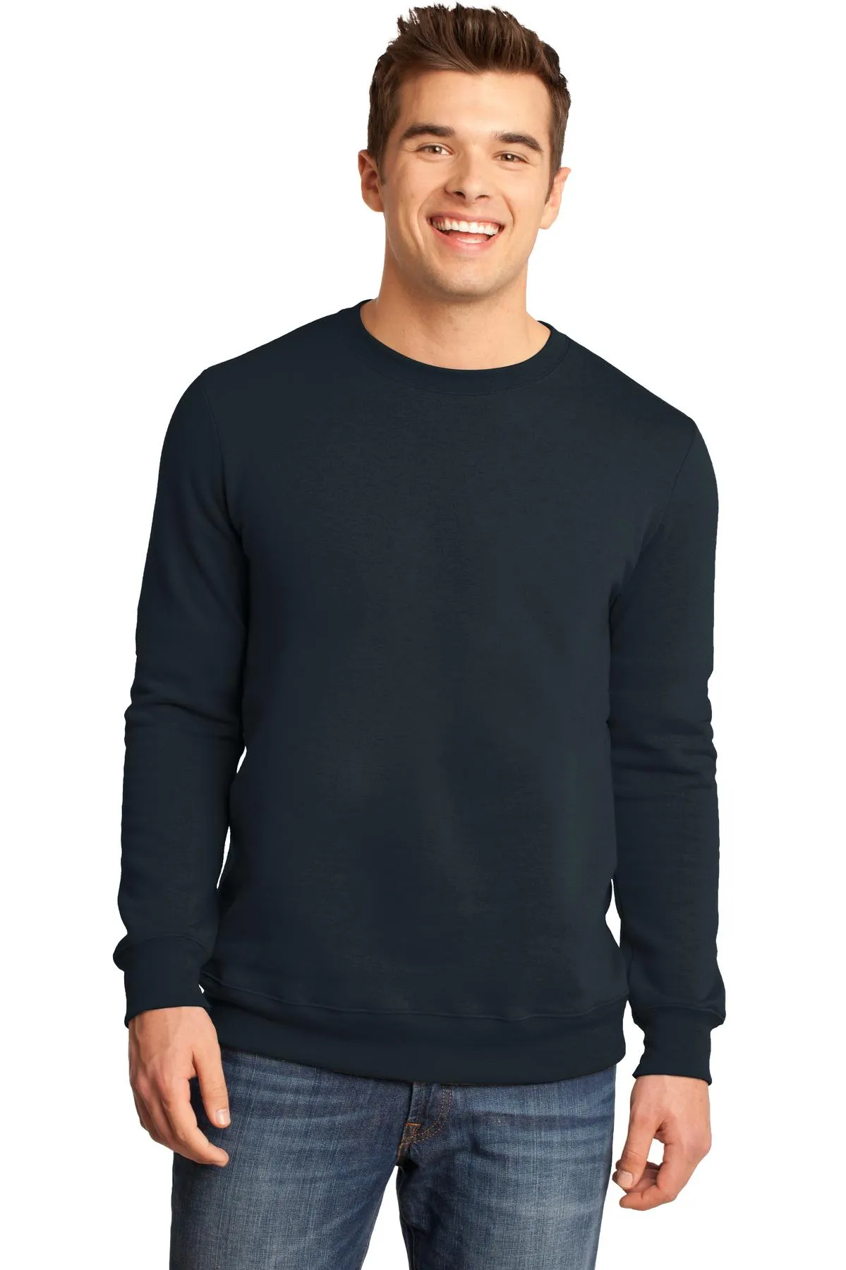 District Young Men's The Concert Fleece Crew. DT820