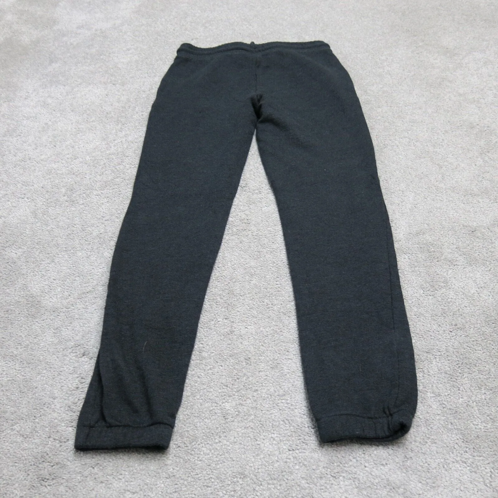 Divided H&M Womens Activewear Jogger Pants Drawstring Waist Logo Black Size XS