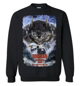 Dogman Encounters Pathfinder Collection Crew Neck Sweatshirt (design 2, with ripped Border)