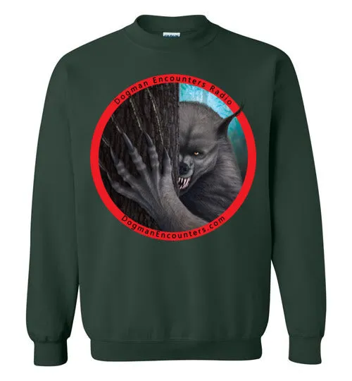 Dogman Encounters Rogue Collection Crew Neck Sweatshirt (red border with black font)