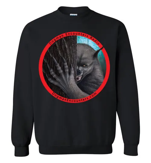 Dogman Encounters Rogue Collection Crew Neck Sweatshirt (red border with black font)