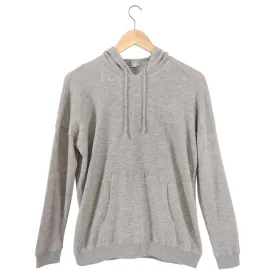 Eleventy Light Taupe Cashmere Open Back Hoodie Sweater - M