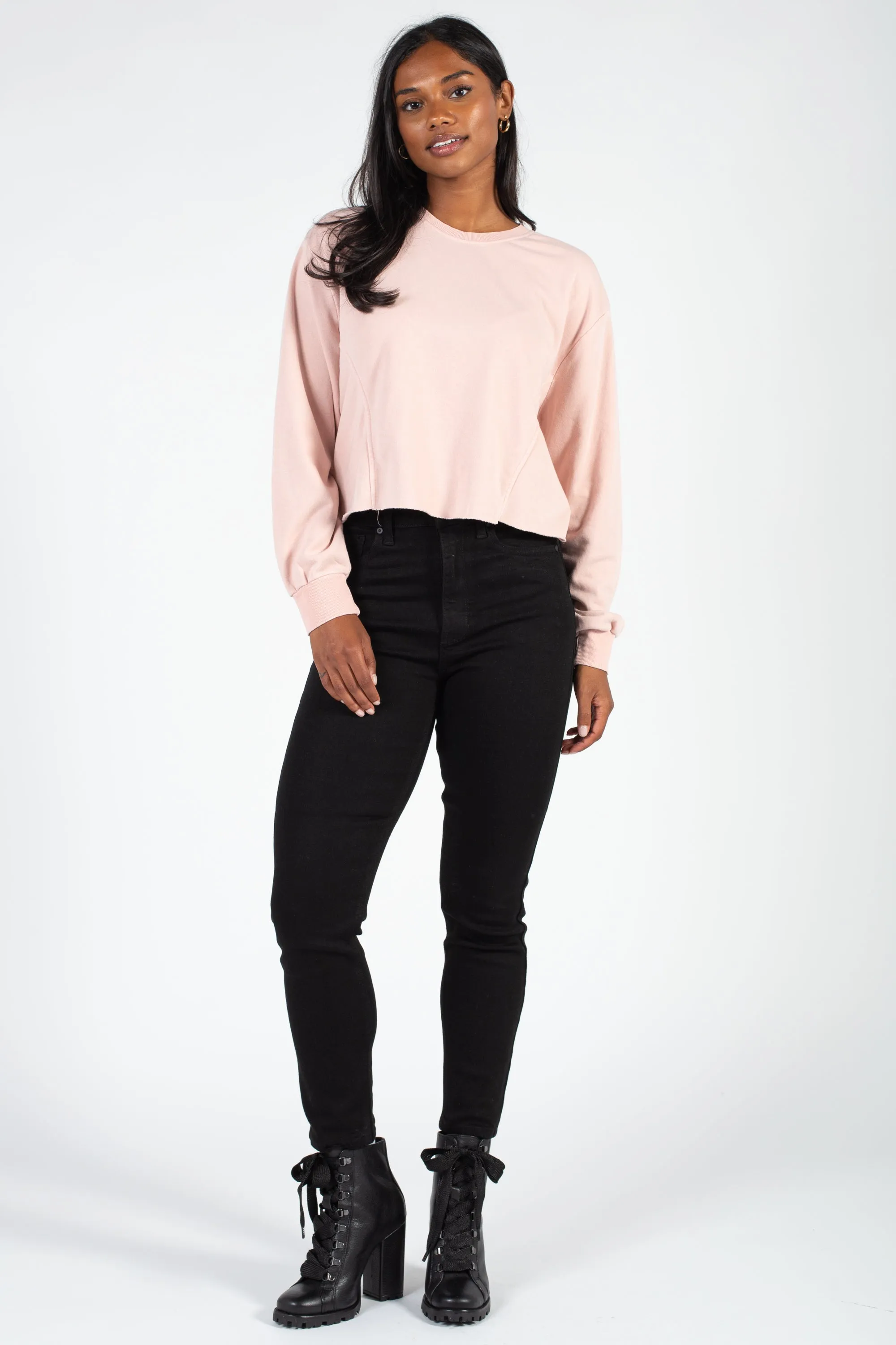 Ember Raw Hem Sweatshirt