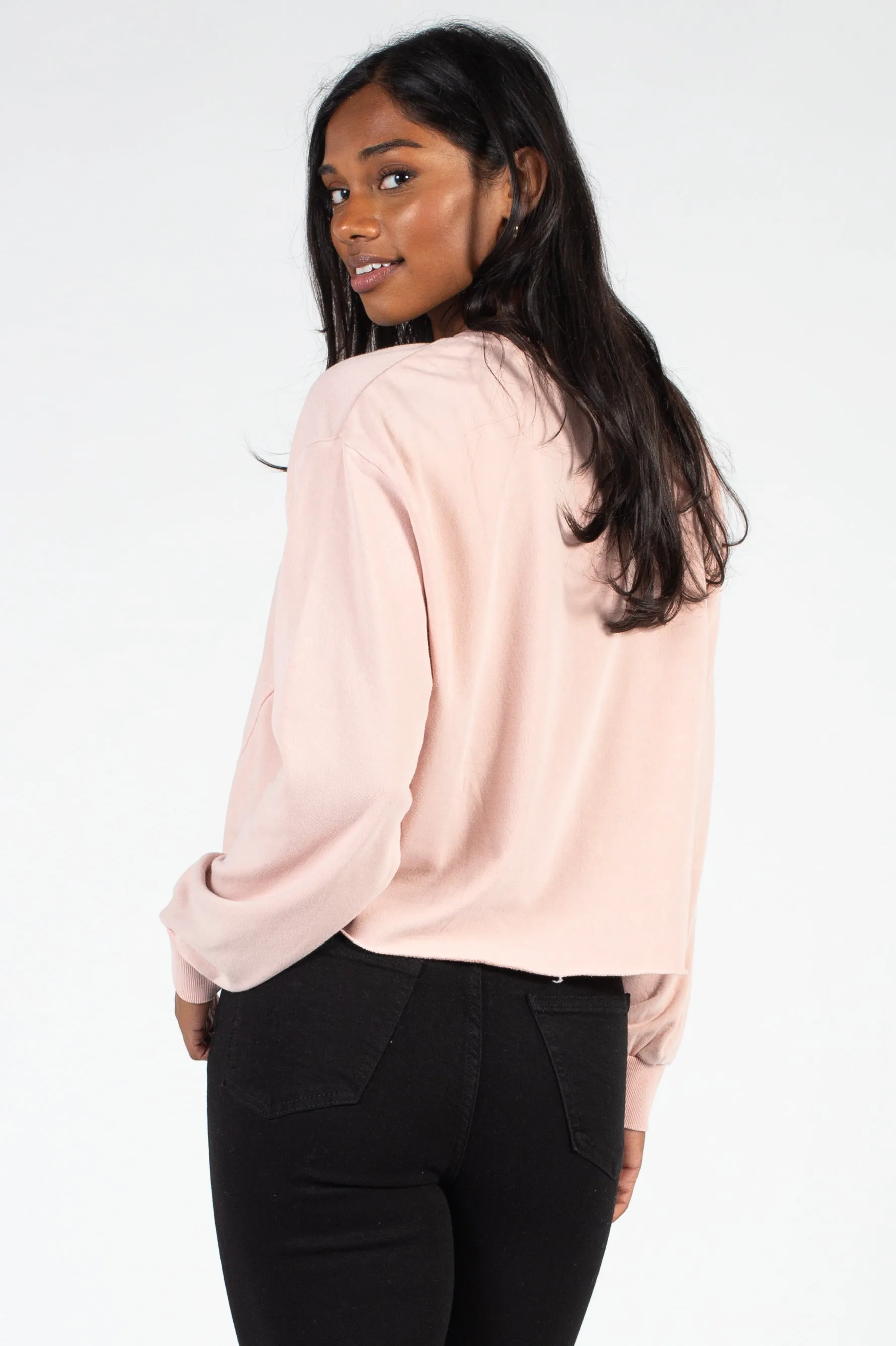 Ember Raw Hem Sweatshirt