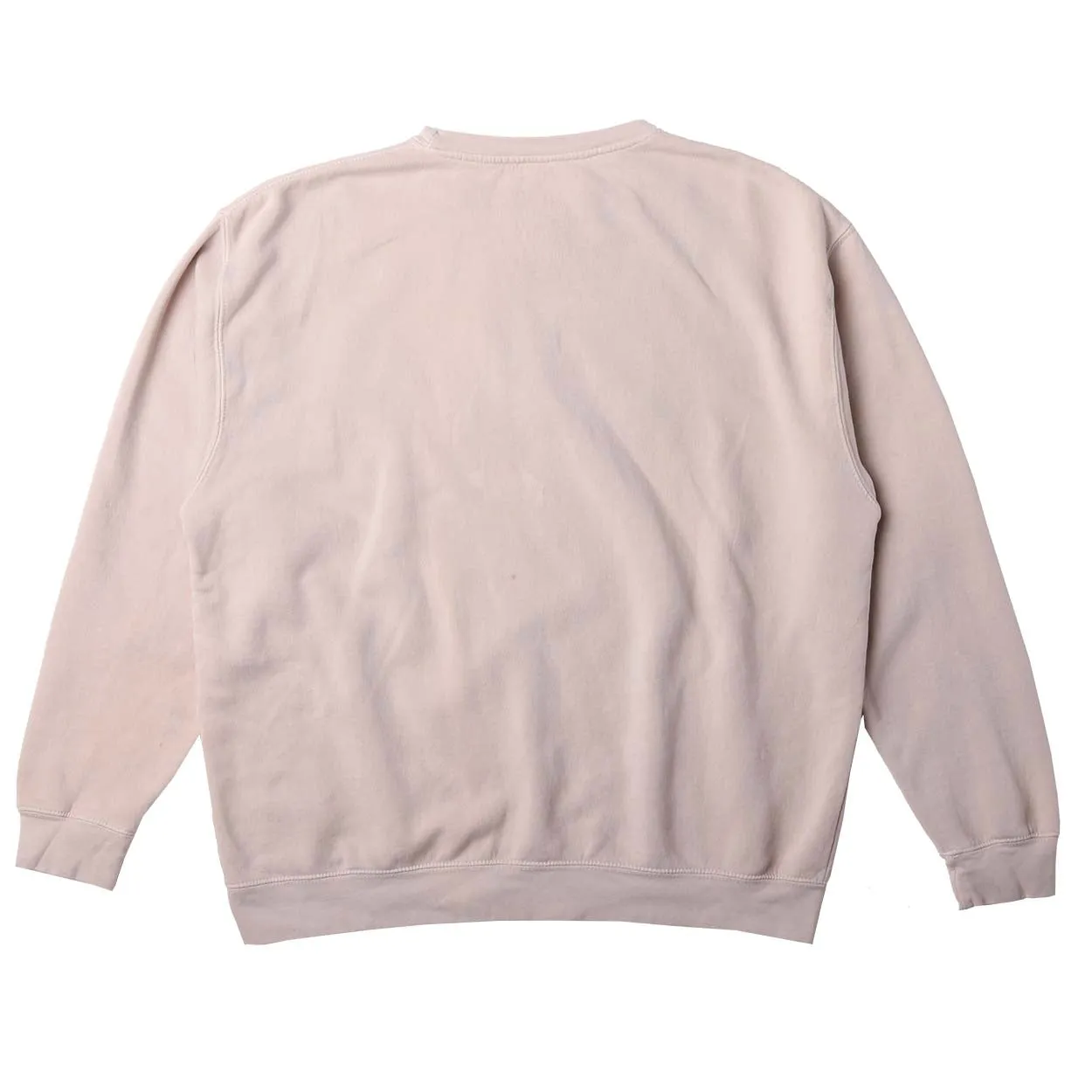 Embroidered Mushroom Fleece Crewneck Sweatshirt