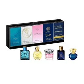 Estuche Miniaturas Versace Eros H Eros M Crystal Dylan H Dylan M 5PcsX5Ml (H&M)