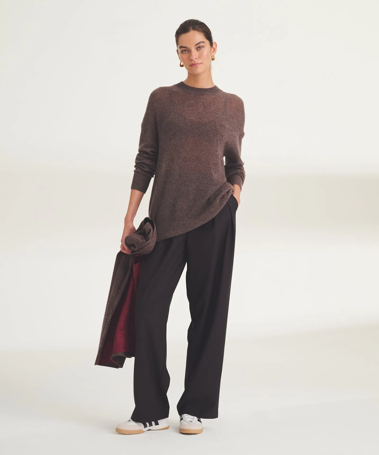 Featherweight Cashmere Crewneck Sweater