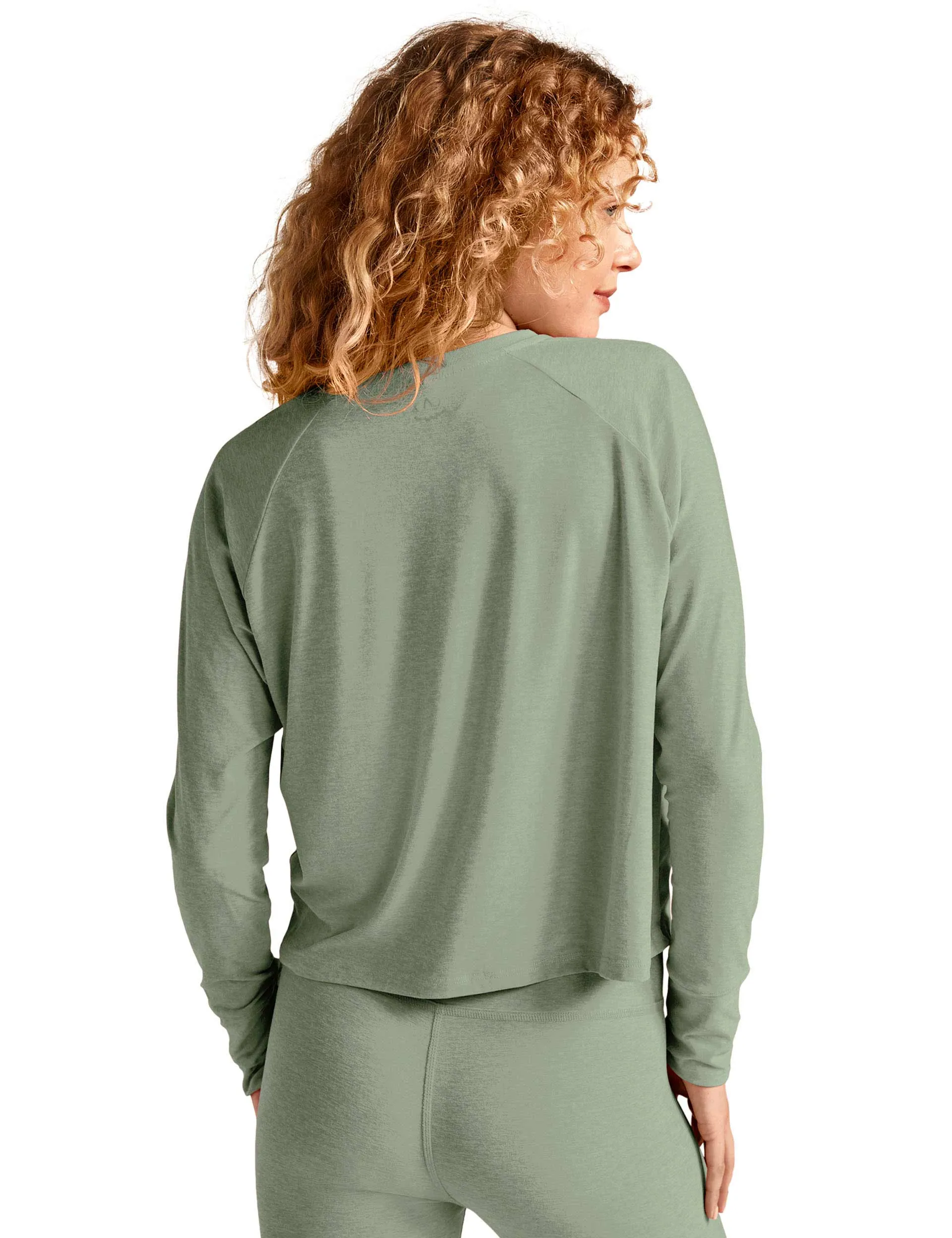 Featherweight Daydreamer Pullover - Minty Slate Heather