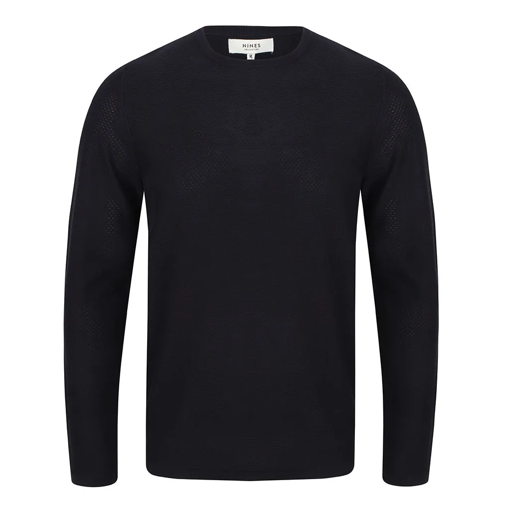 Felstead Textured Crew Neck Jumper