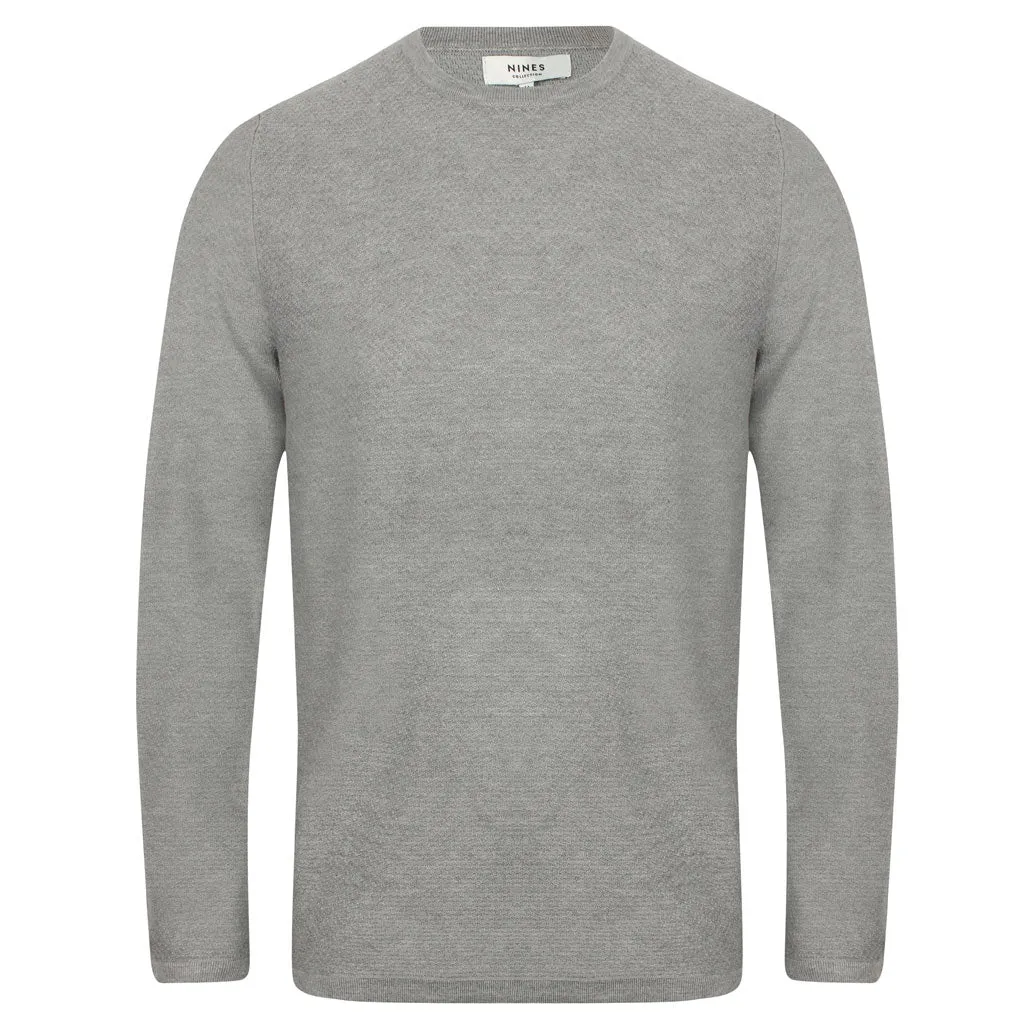 Felstead Textured Crew Neck Jumper