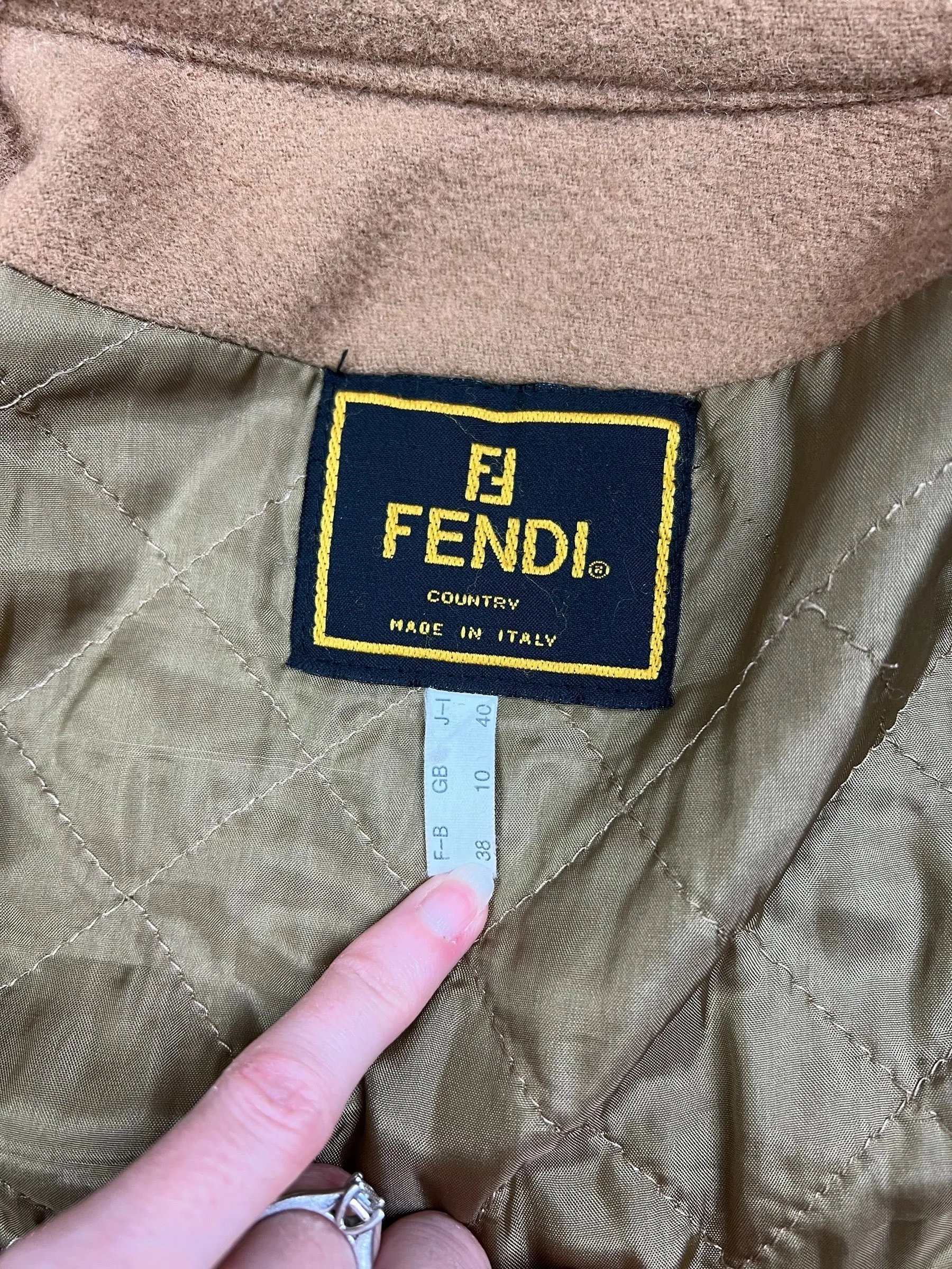 Fendi 1980s coat