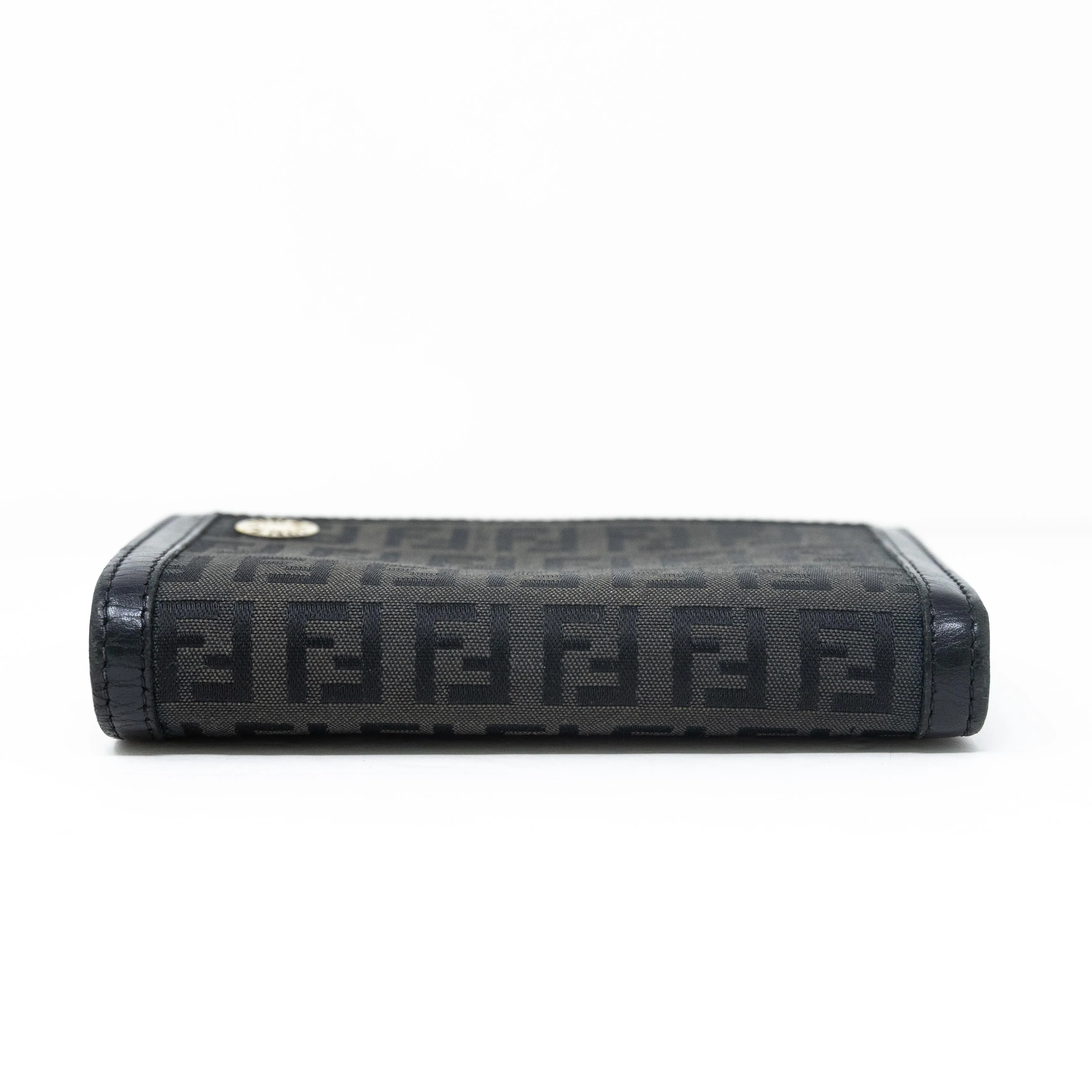 Fendi Black Zucchino Wallet