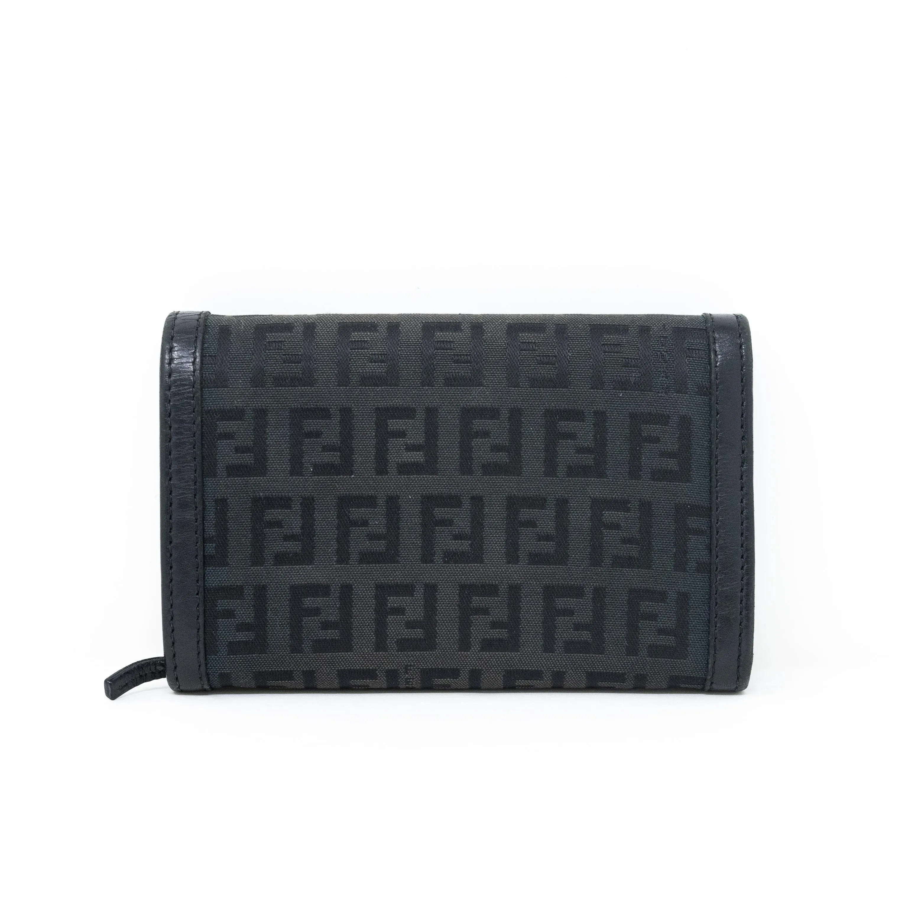 Fendi Black Zucchino Wallet