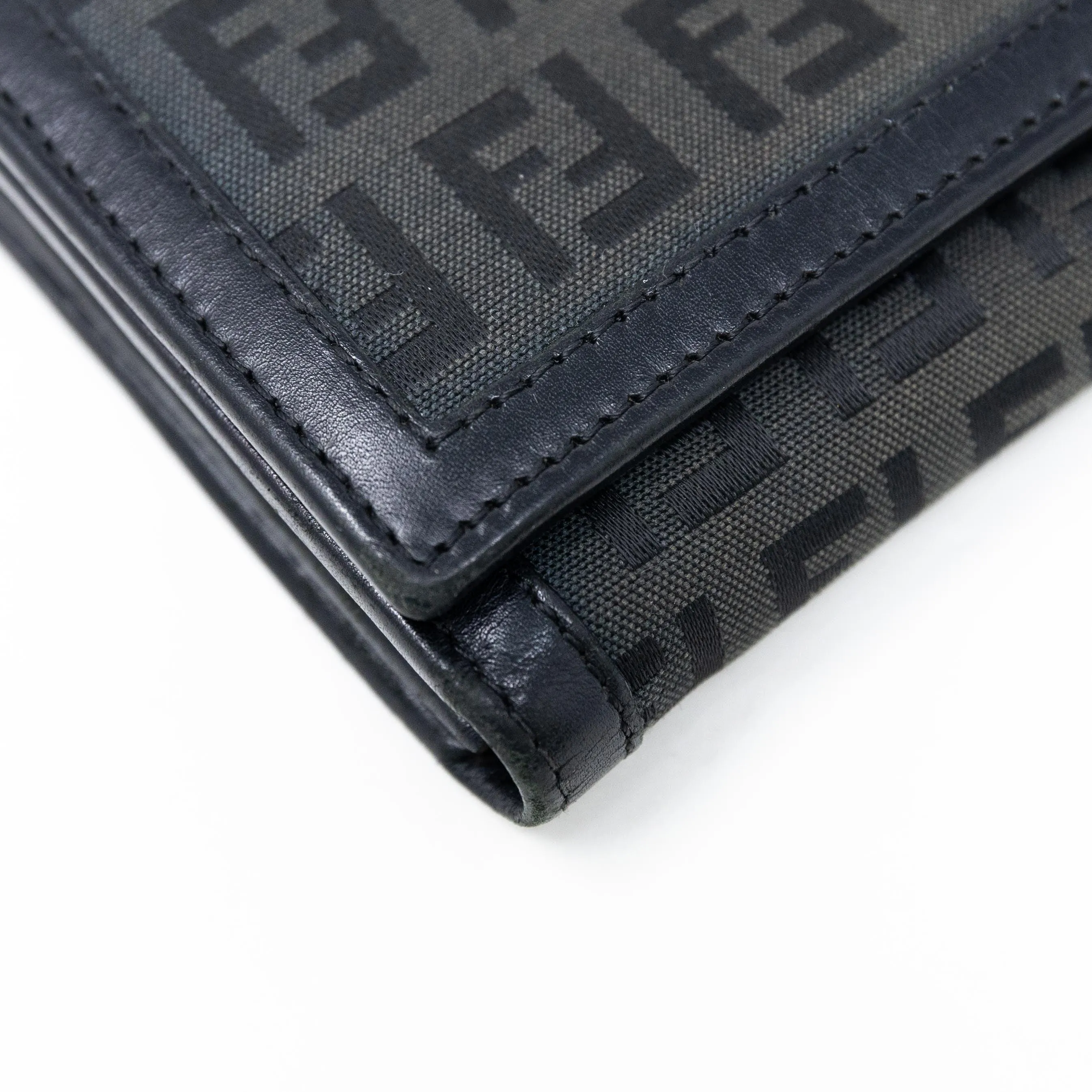 Fendi Black Zucchino Wallet