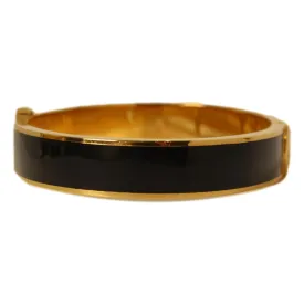 Fendi F is Fendi Brown Black Small Cuff Bracelet 8AG793