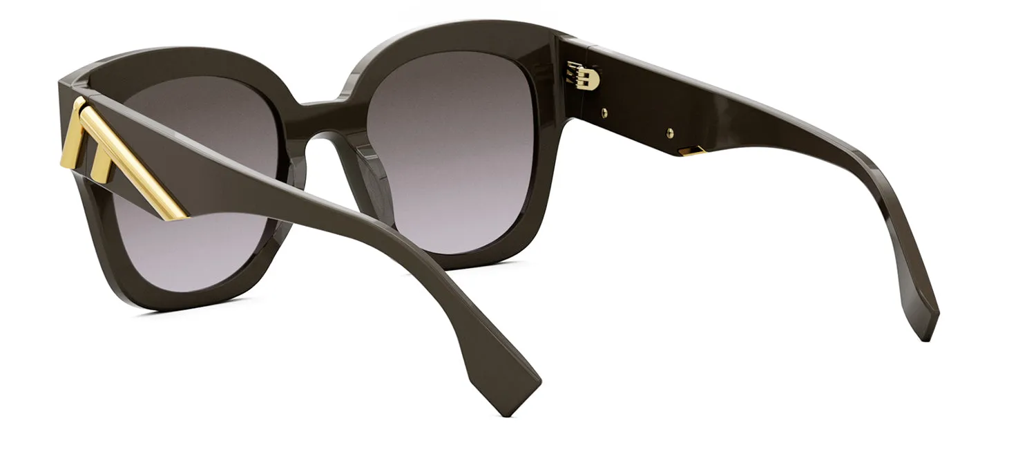 Fendi FE 40098 I 48F Square Sunglasses