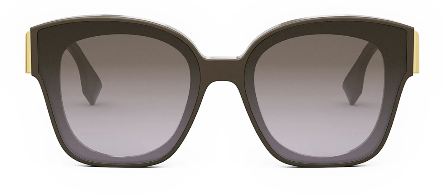 Fendi FE 40098 I 48F Square Sunglasses