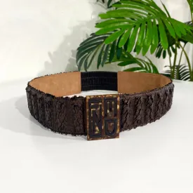 Fendi Painted Fur Belt