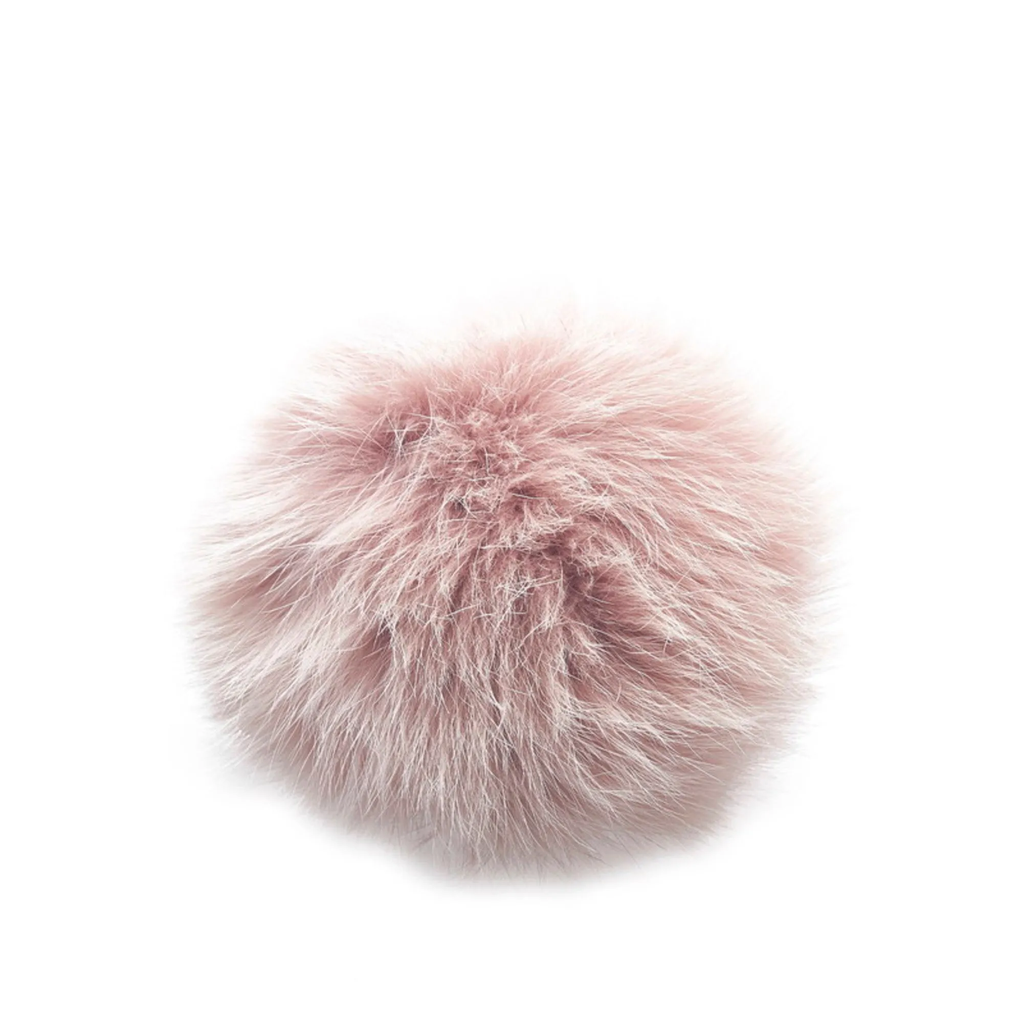 FENDI pompom charm pink fur ladies