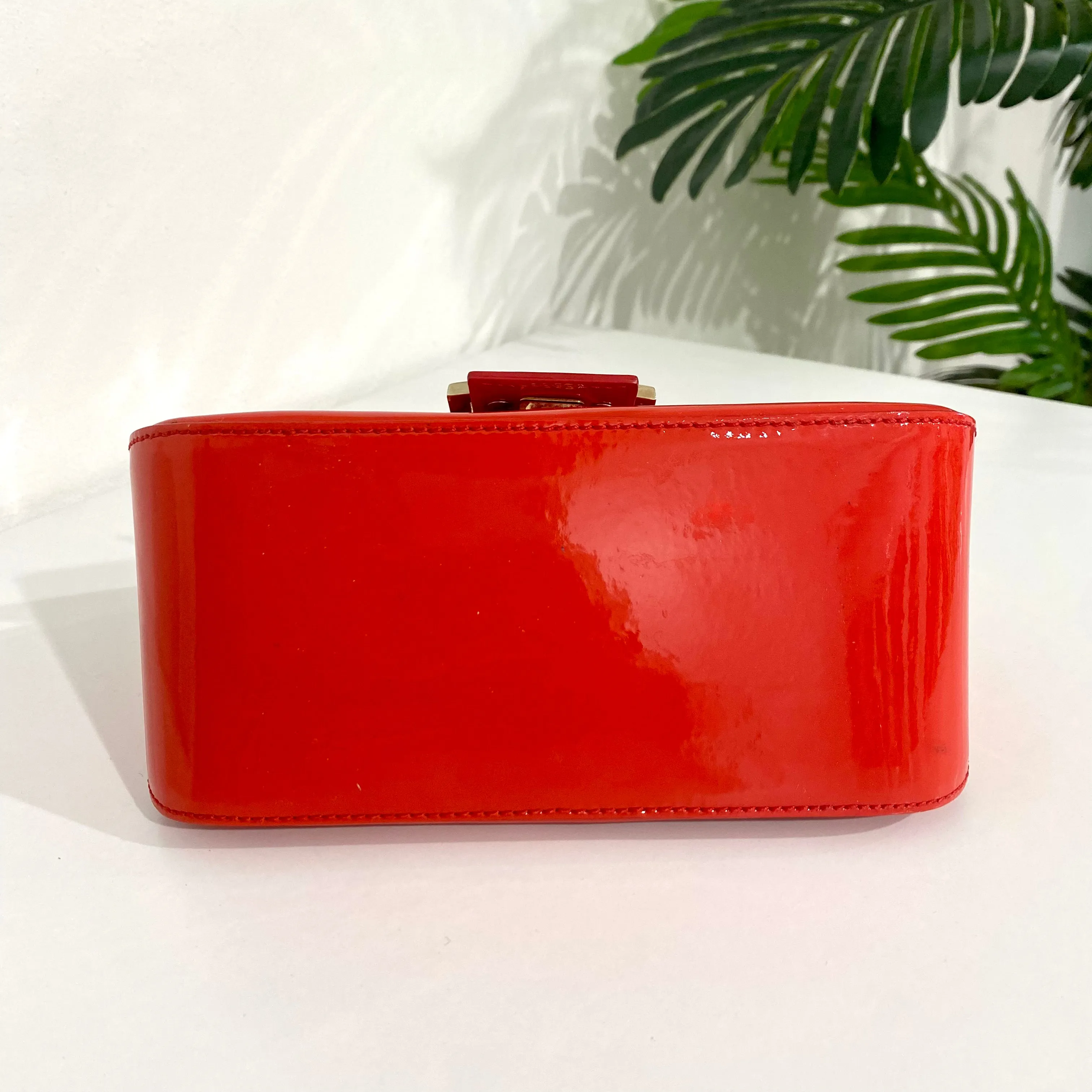 Fendi Red Patent Mini Mama Bag