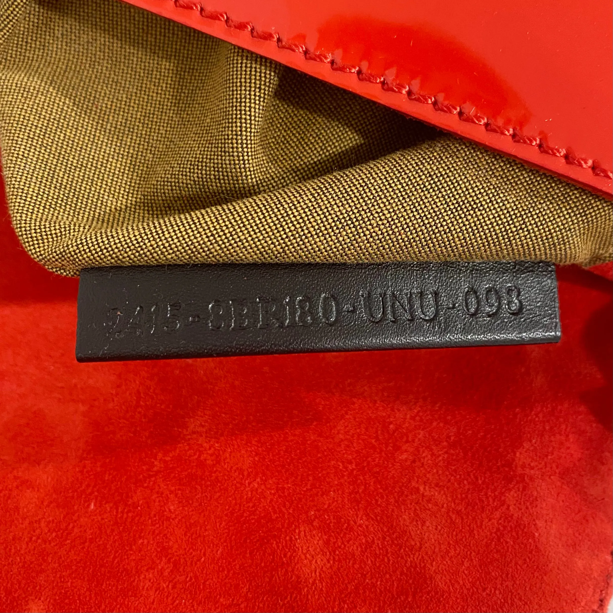 Fendi Red Patent Mini Mama Bag