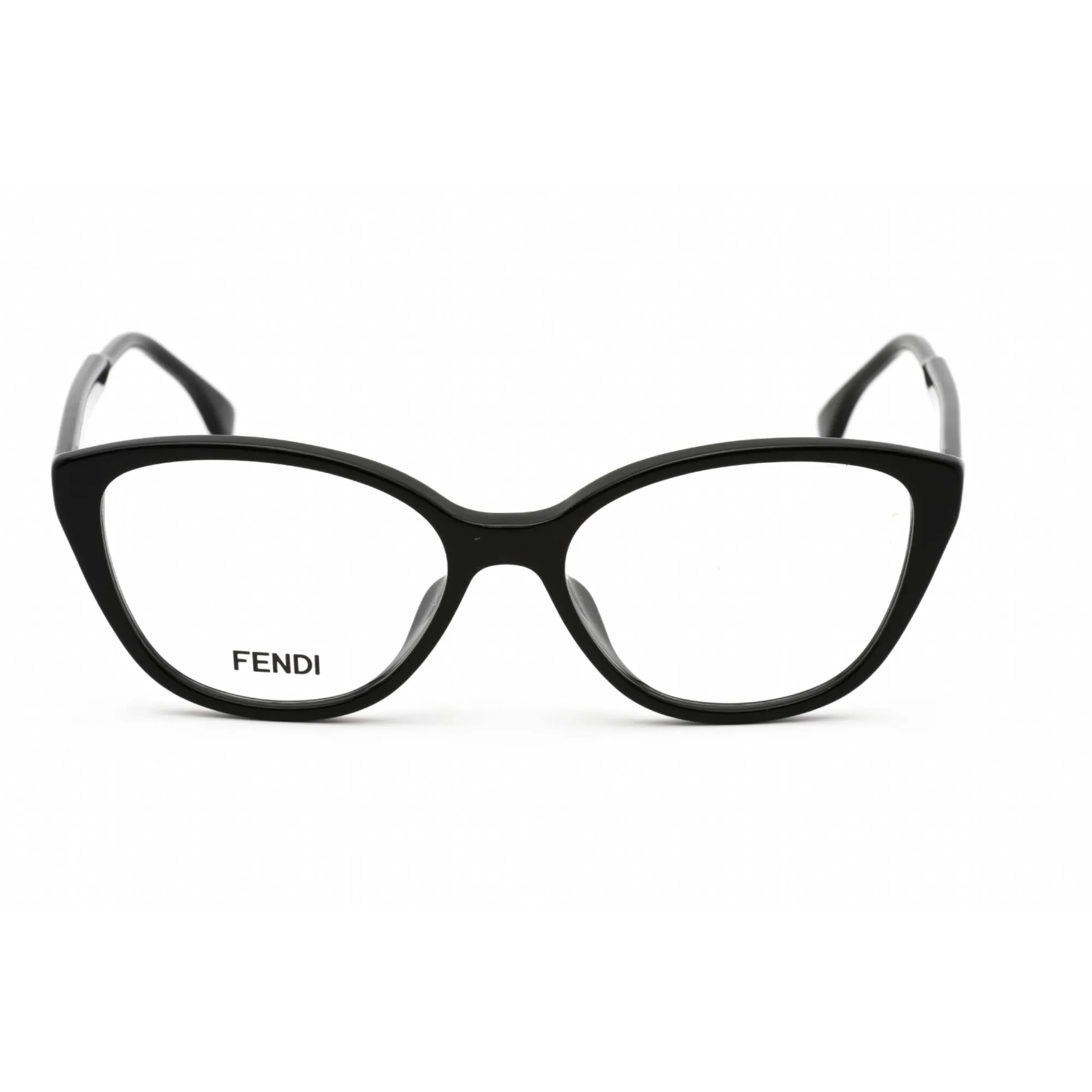 Fendi Women's Eyeglasses - Black Cat Eye Full Rim Frame Clear Lens | FE50014I 001