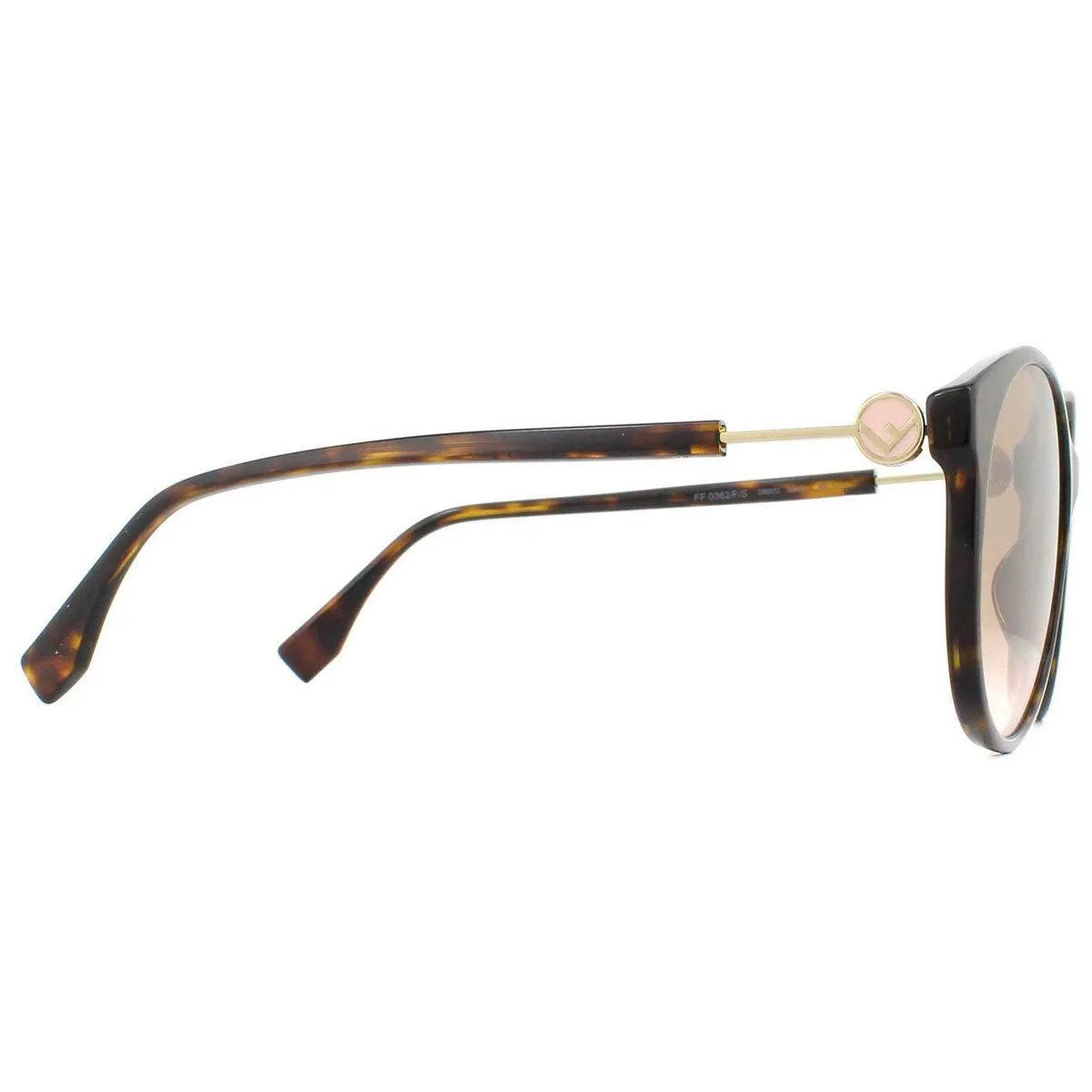 Fendi Women's Sunglasses - Brown Pink Gradient Lens Frame | FF0362FS-0086-M2-56-20-145