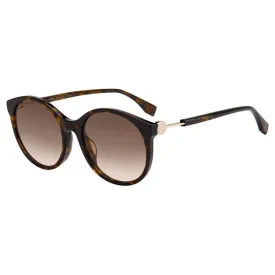 Fendi Women's Sunglasses - Brown Pink Gradient Lens Frame | FF0362FS-0086-M2-56-20-145