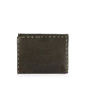 Fendi Women's Wallet Black Selleria short calf leather 8M0145