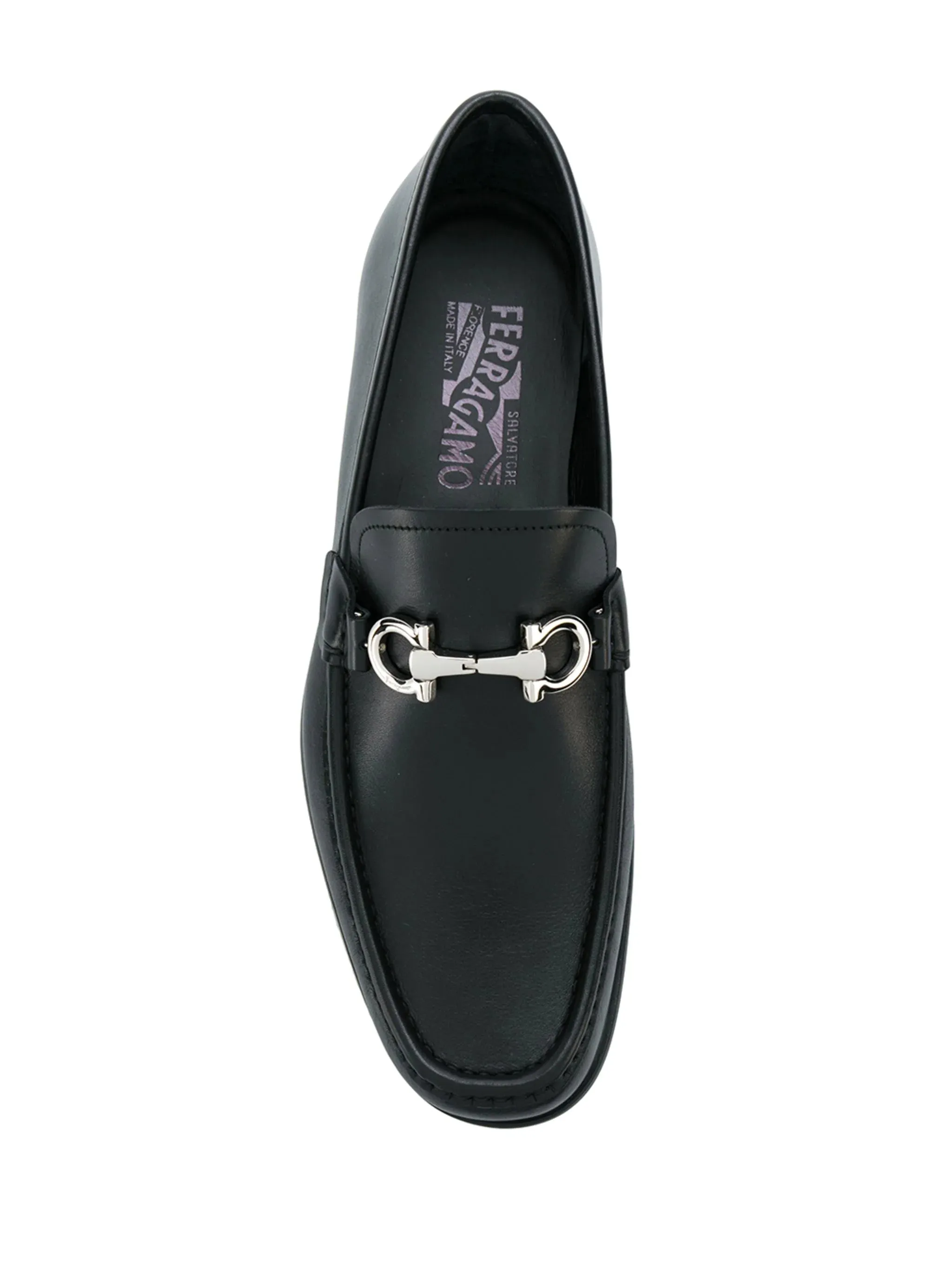 Ferragamo Rolo 15 Mocassin Shoes Black