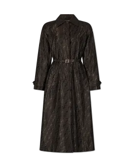 FF Jacquard Trench Coat