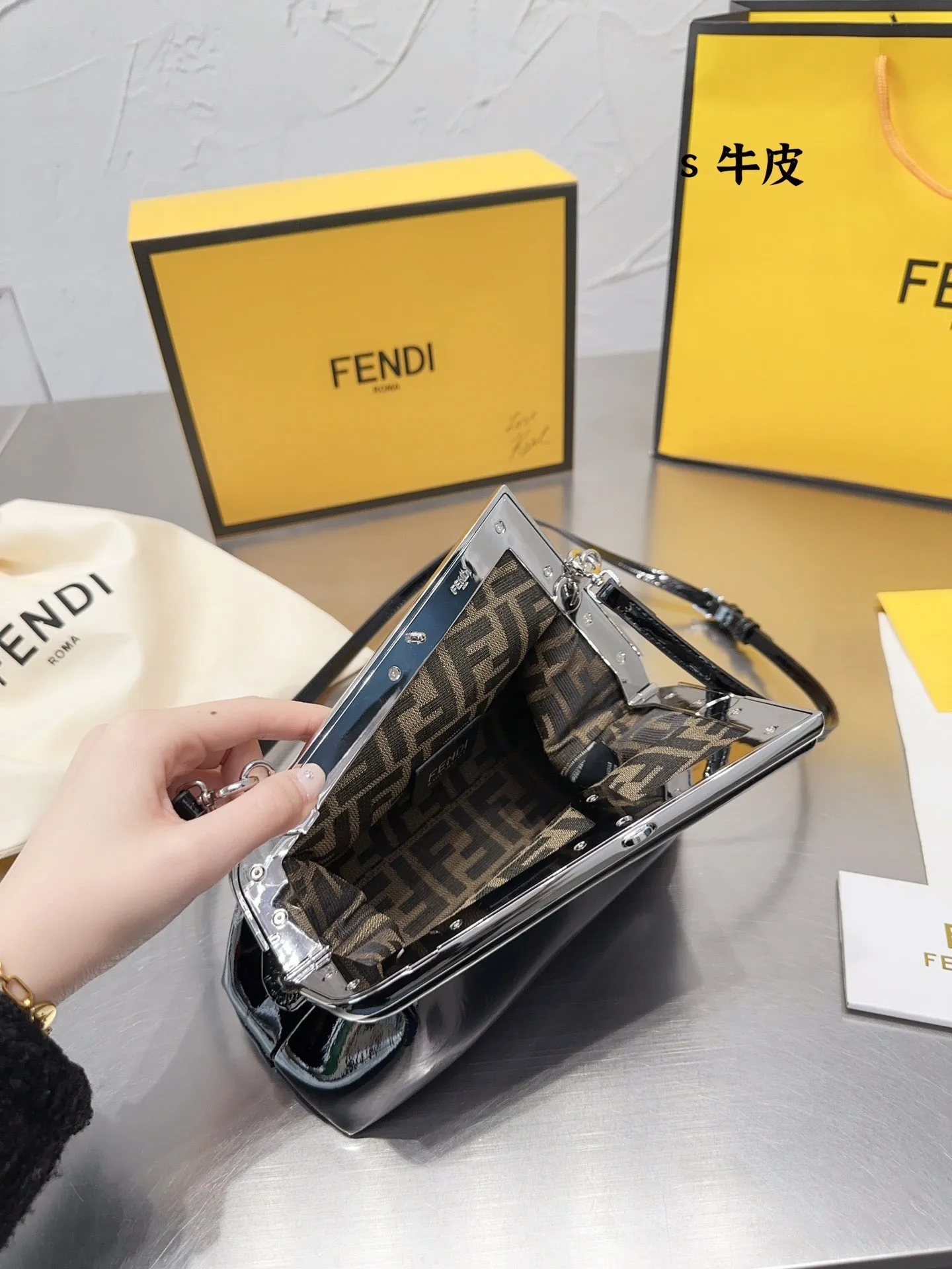 FF177 Fendi First Small / 9.8x6.3x3inch