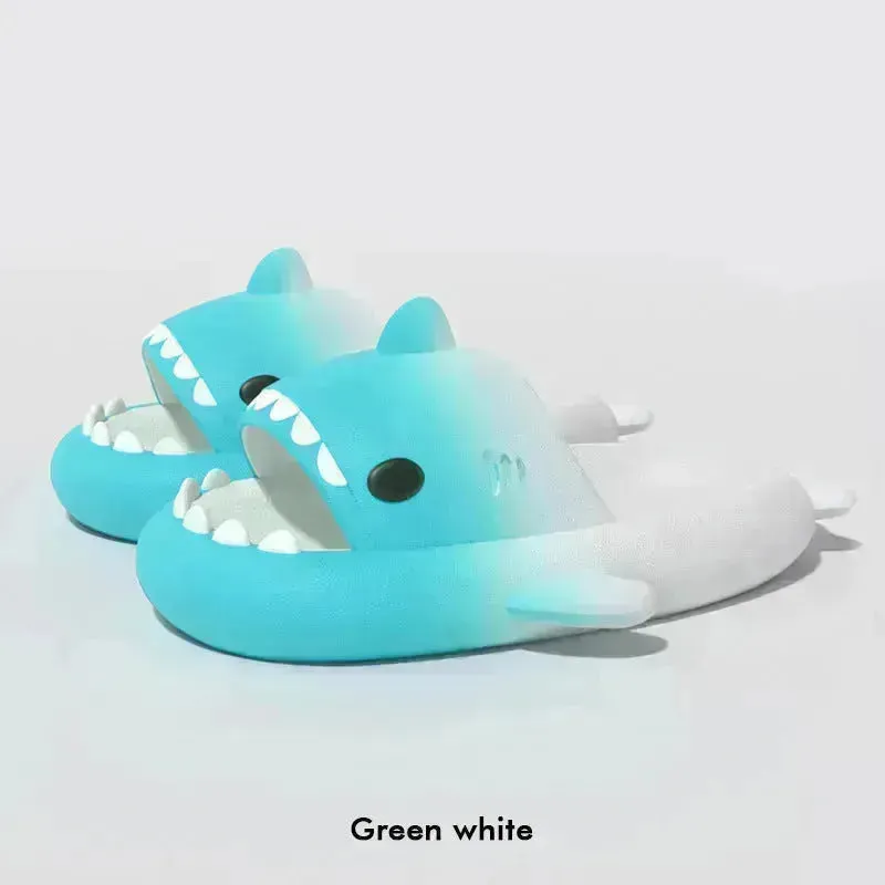 Flip flop Shark Slides Slippers Men's Home Bathroom Non-slip Slippers