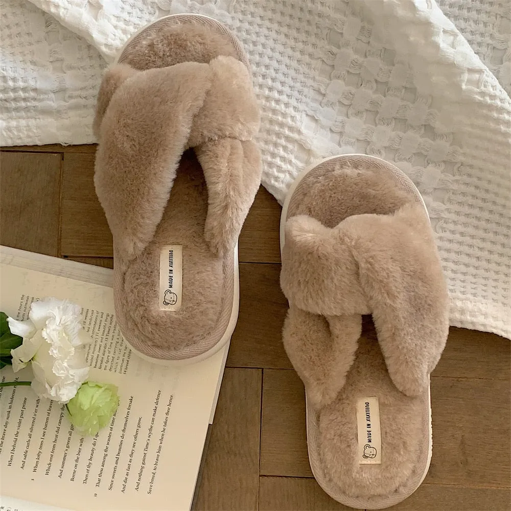 Fluffy Fur Slippers