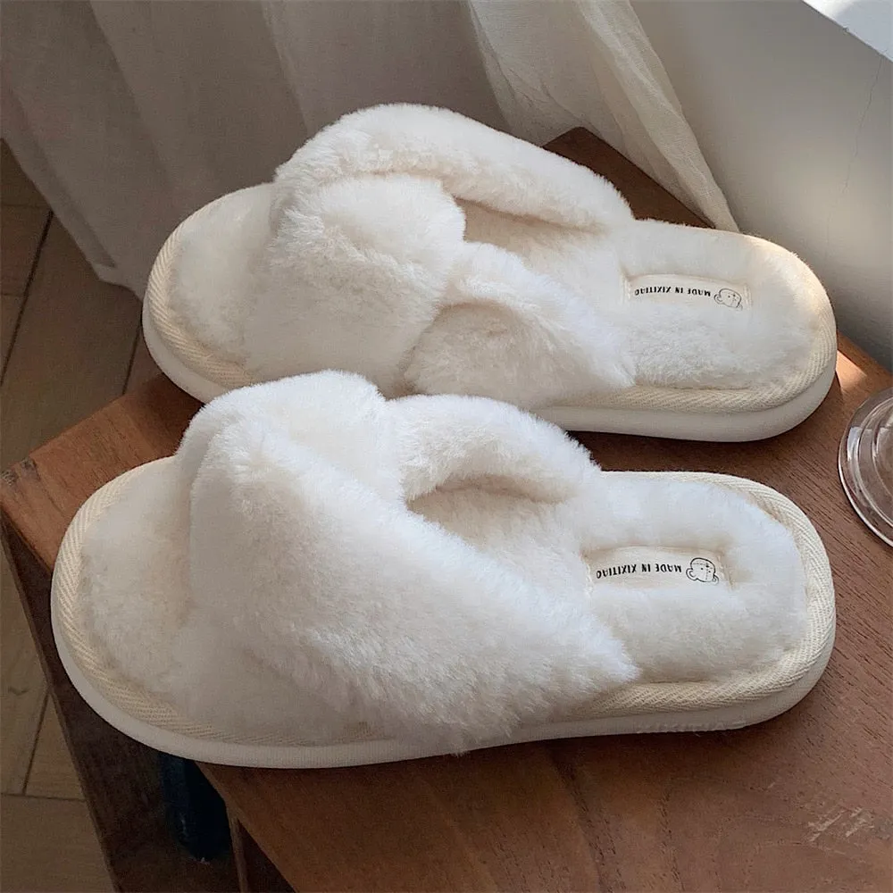 Fluffy Fur Slippers