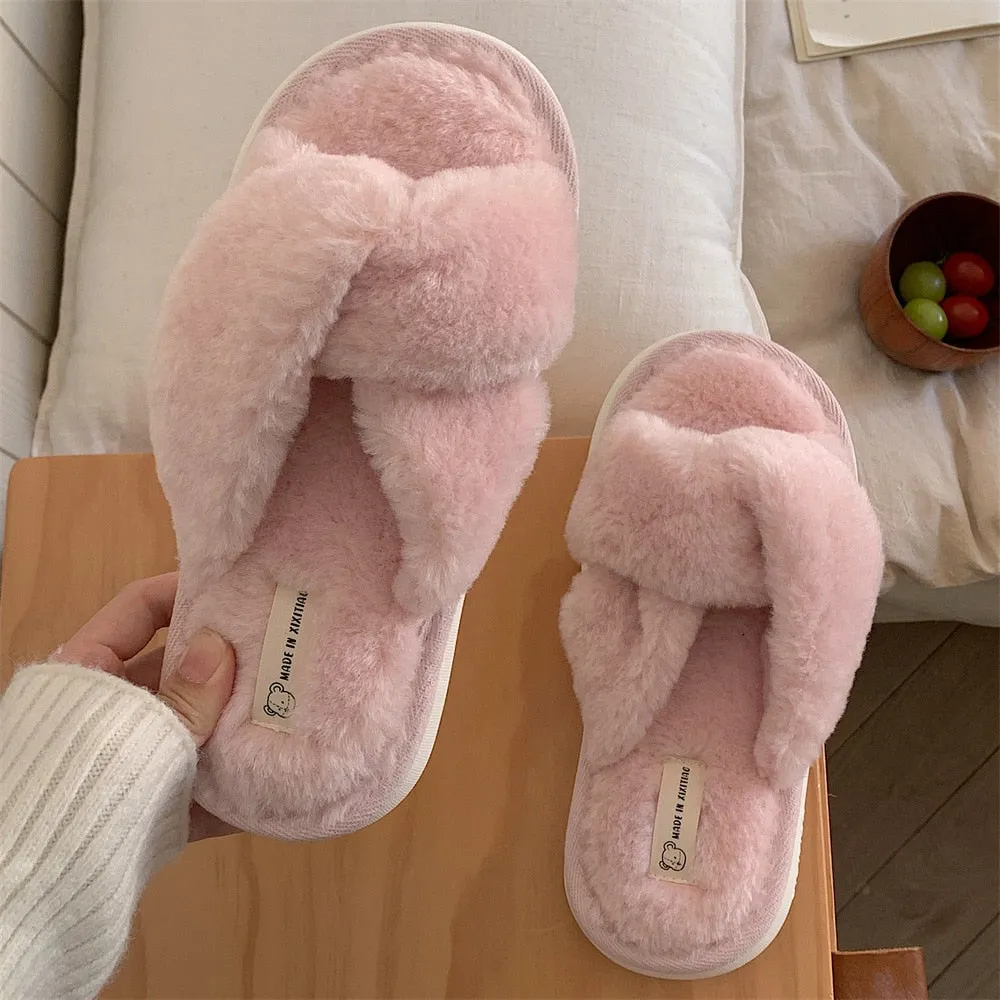 Fluffy Fur Slippers