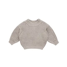 Fog Chunky Knit Sweater - Quincy Mae