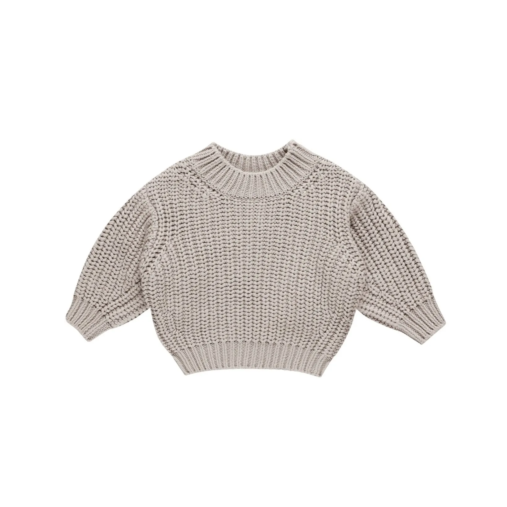 Fog Chunky Knit Sweater - Quincy Mae