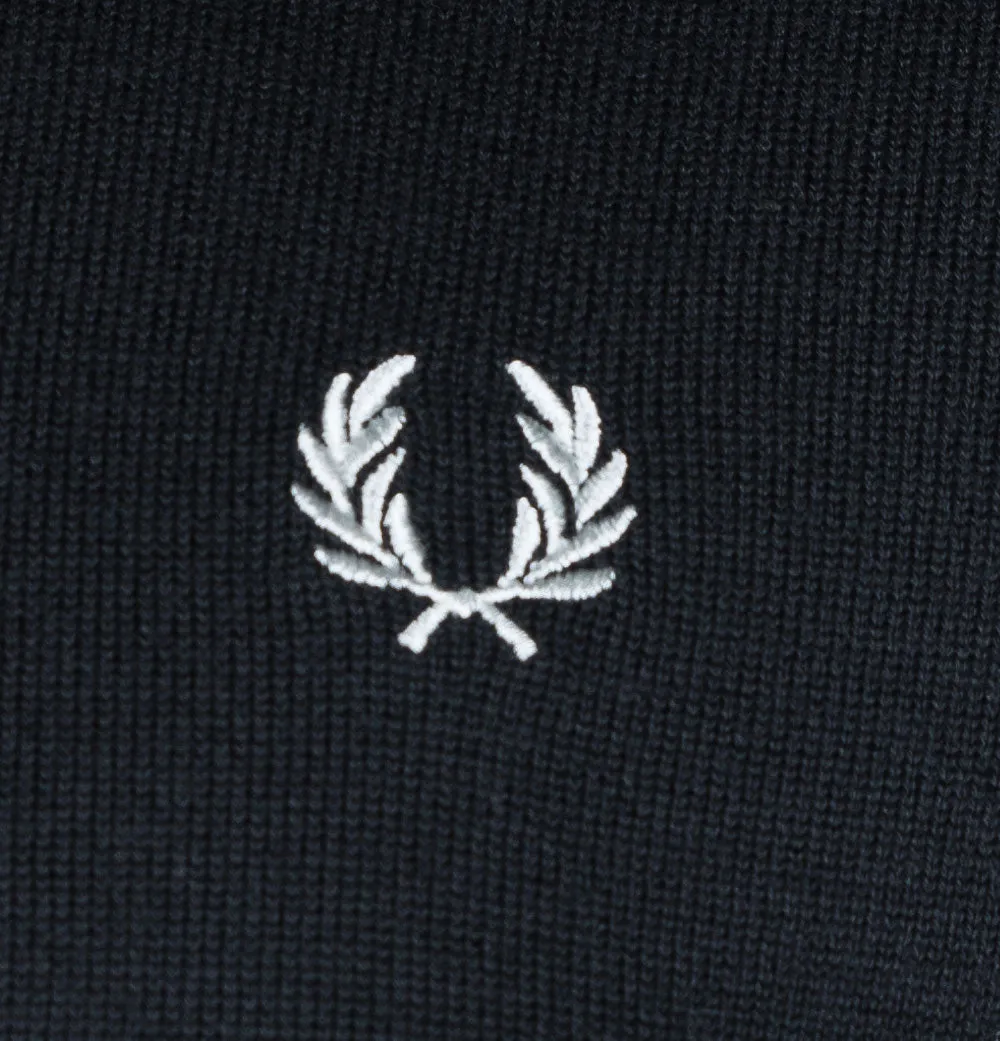 Fred Perry Classic Crew Neck Jumper Black