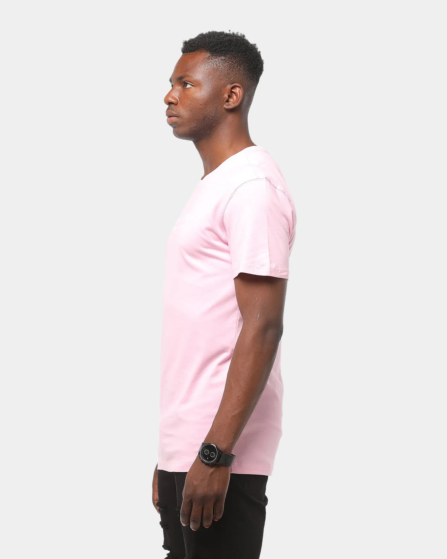 Goat Crew Stop Snitching SS Tee Pink