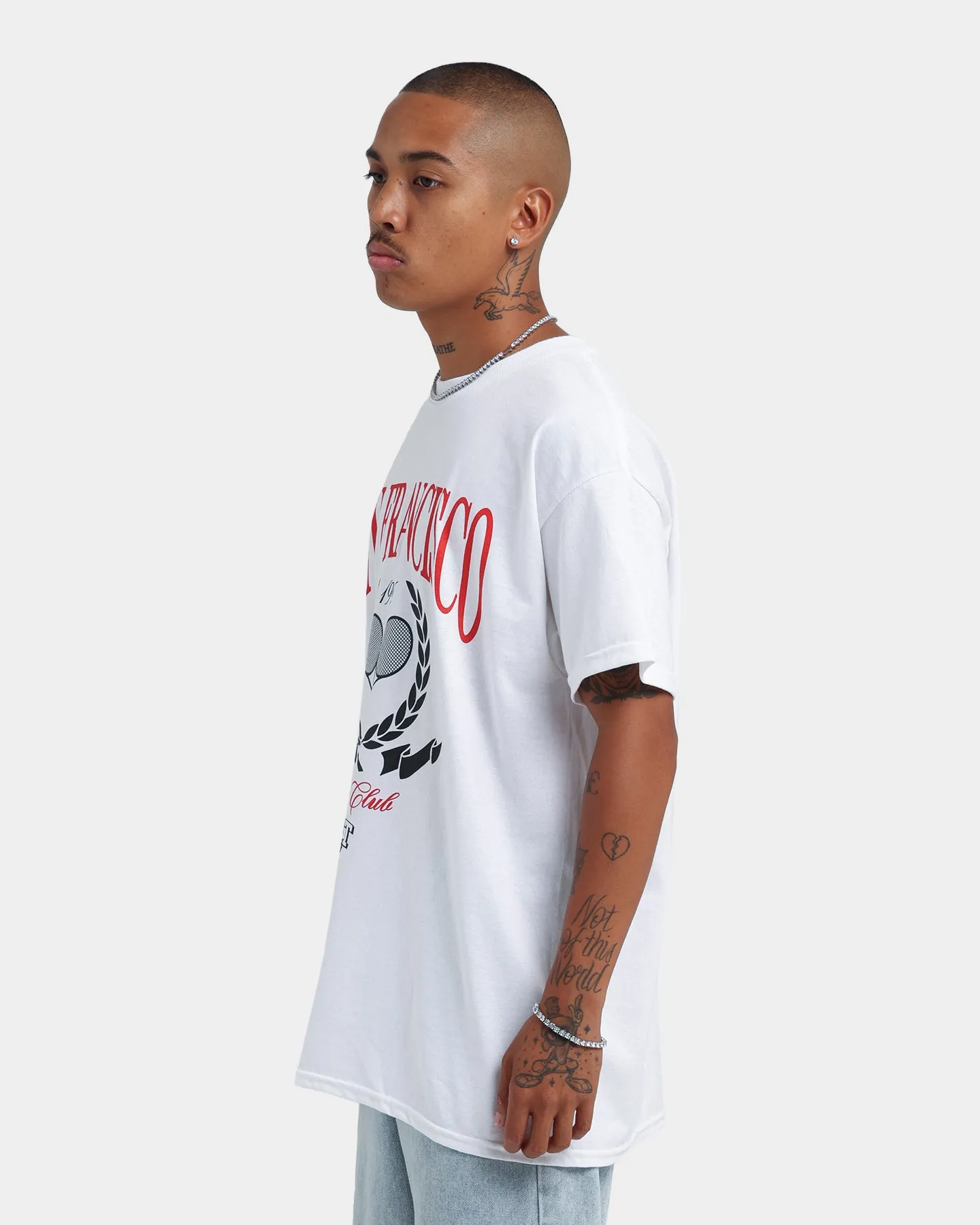 Goat Crew Tennis Club T-Shirt White