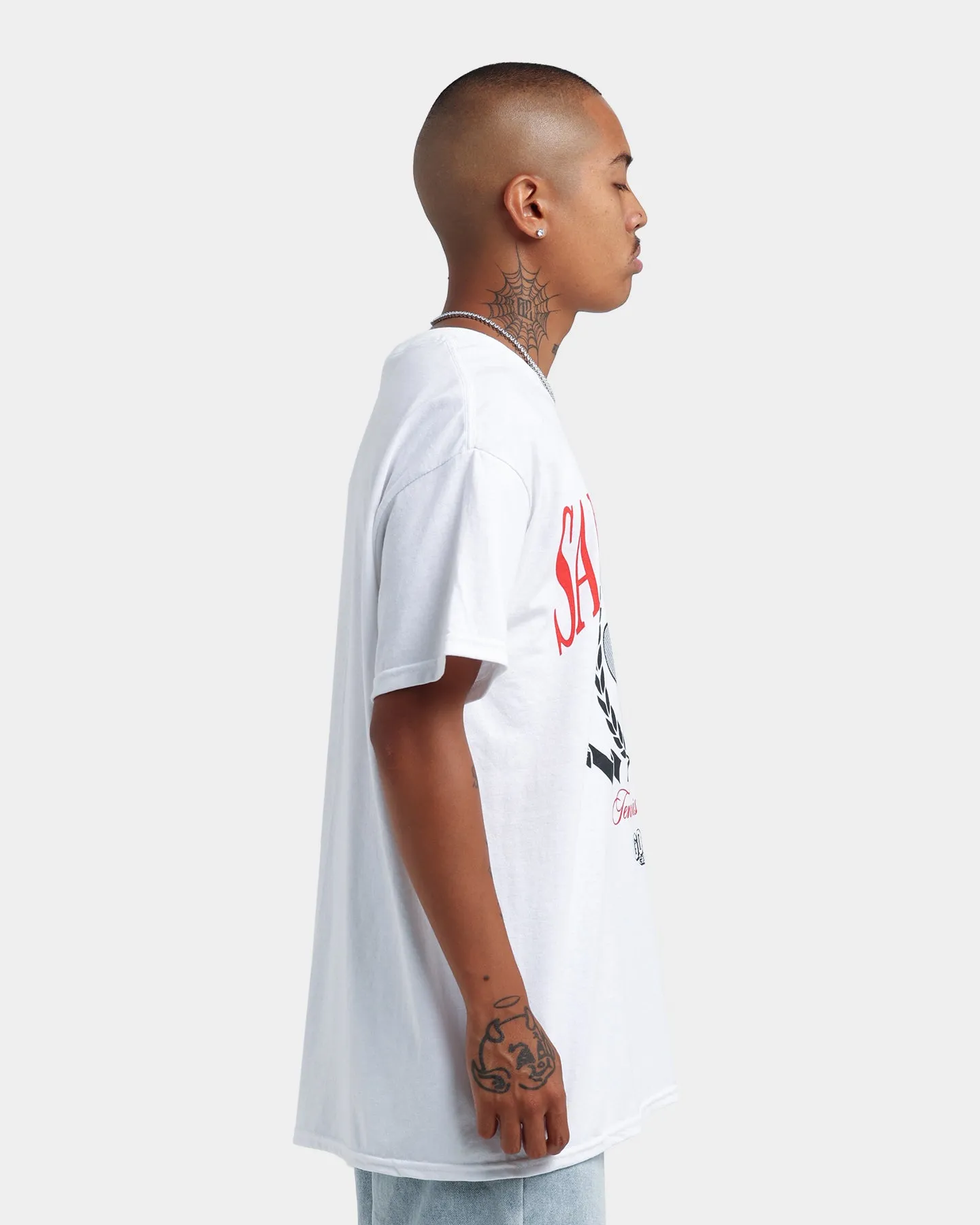 Goat Crew Tennis Club T-Shirt White