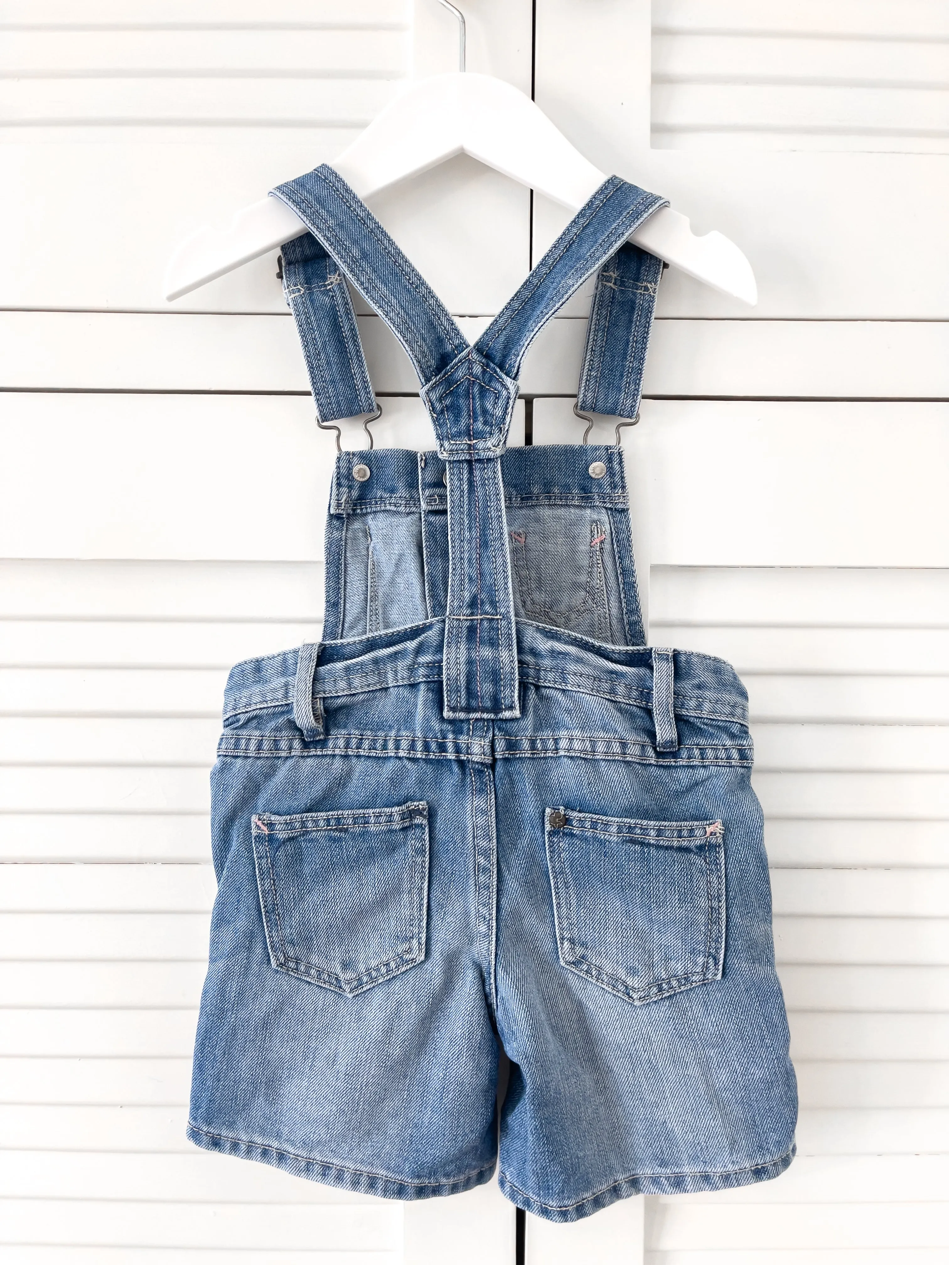 H&M denim overalls (2-3y)