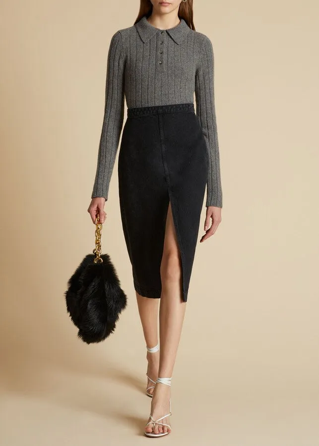 Hans Ribbed Cashmere Sweater