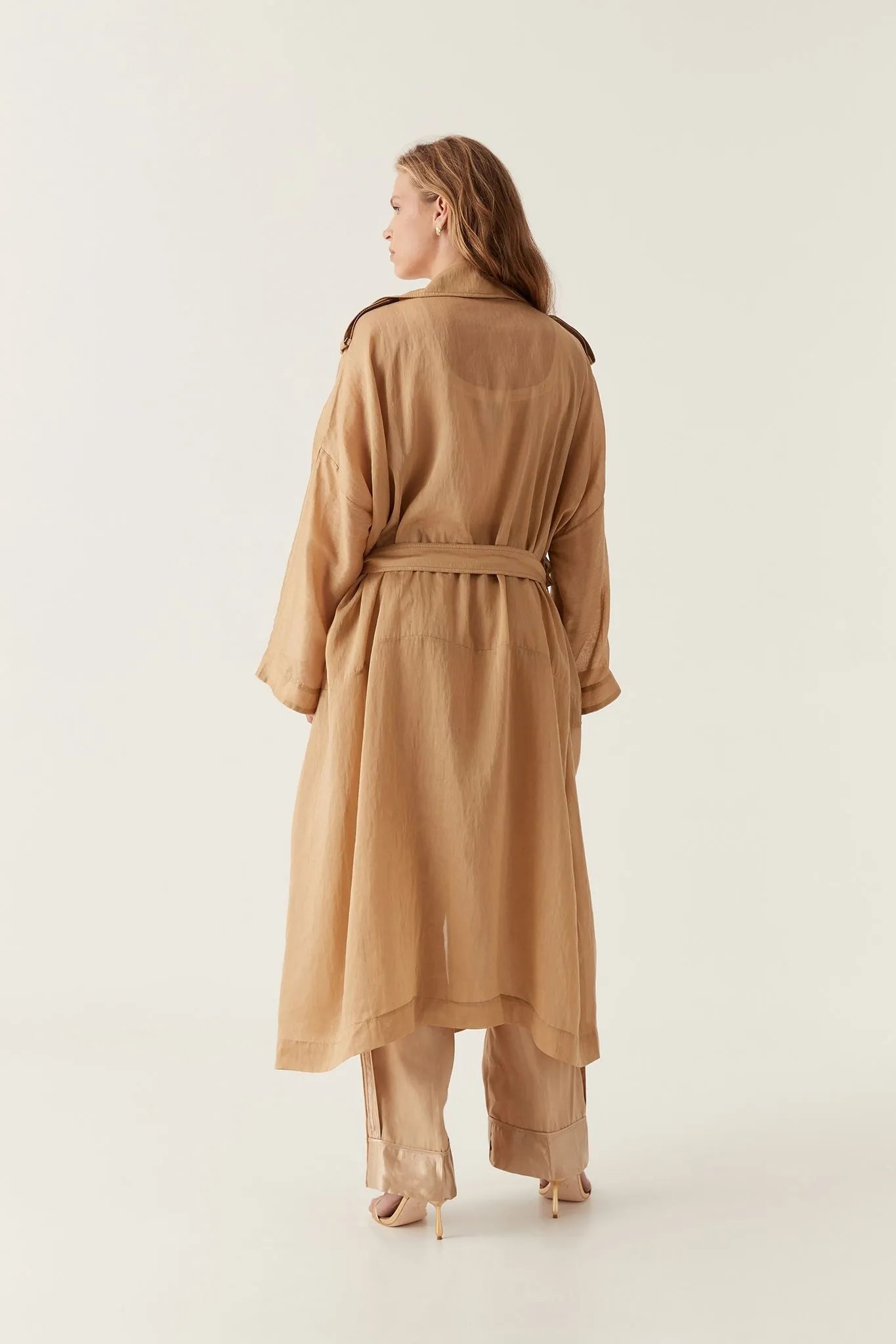 Harmony Oversized Sheer Coat