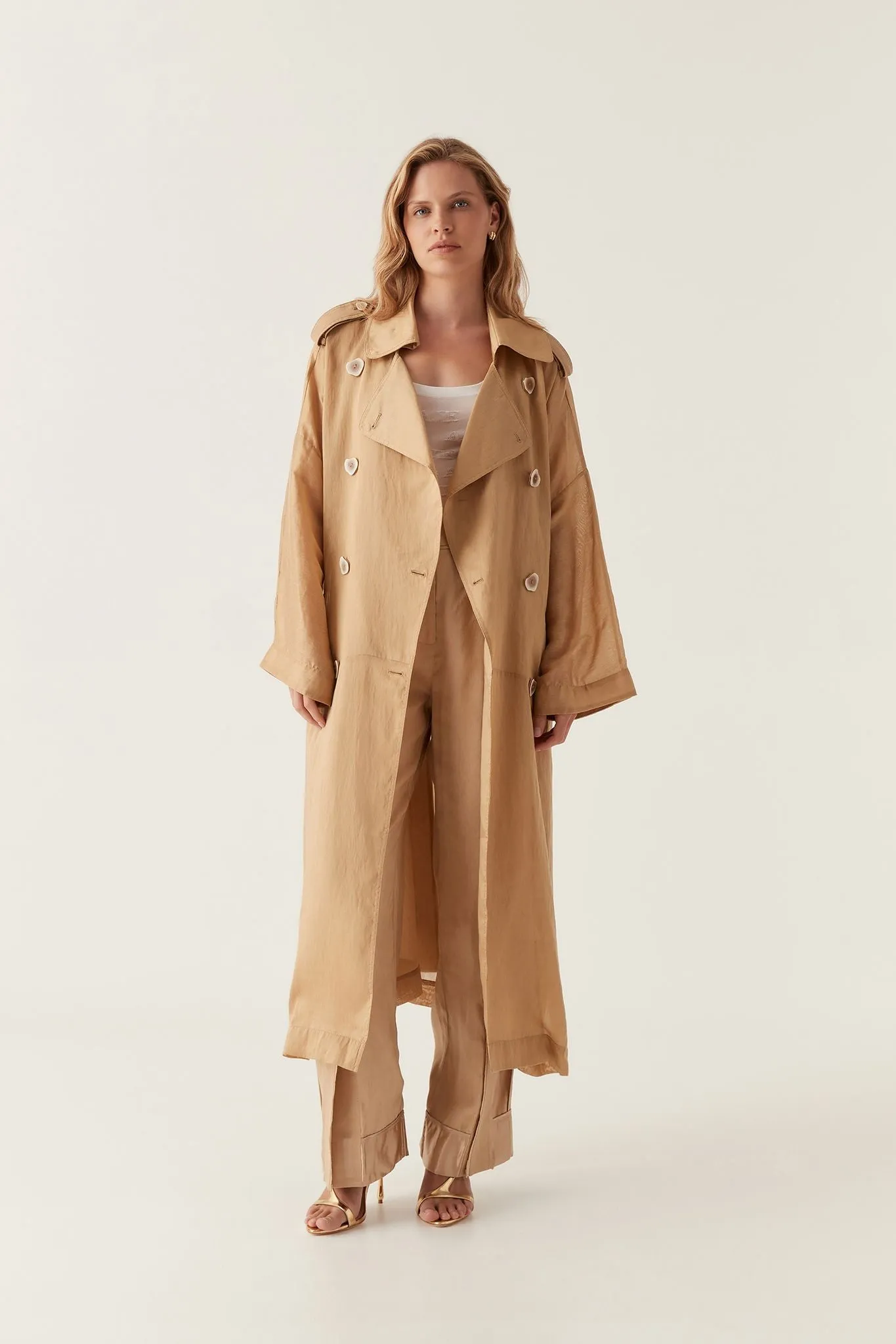 Harmony Oversized Sheer Coat