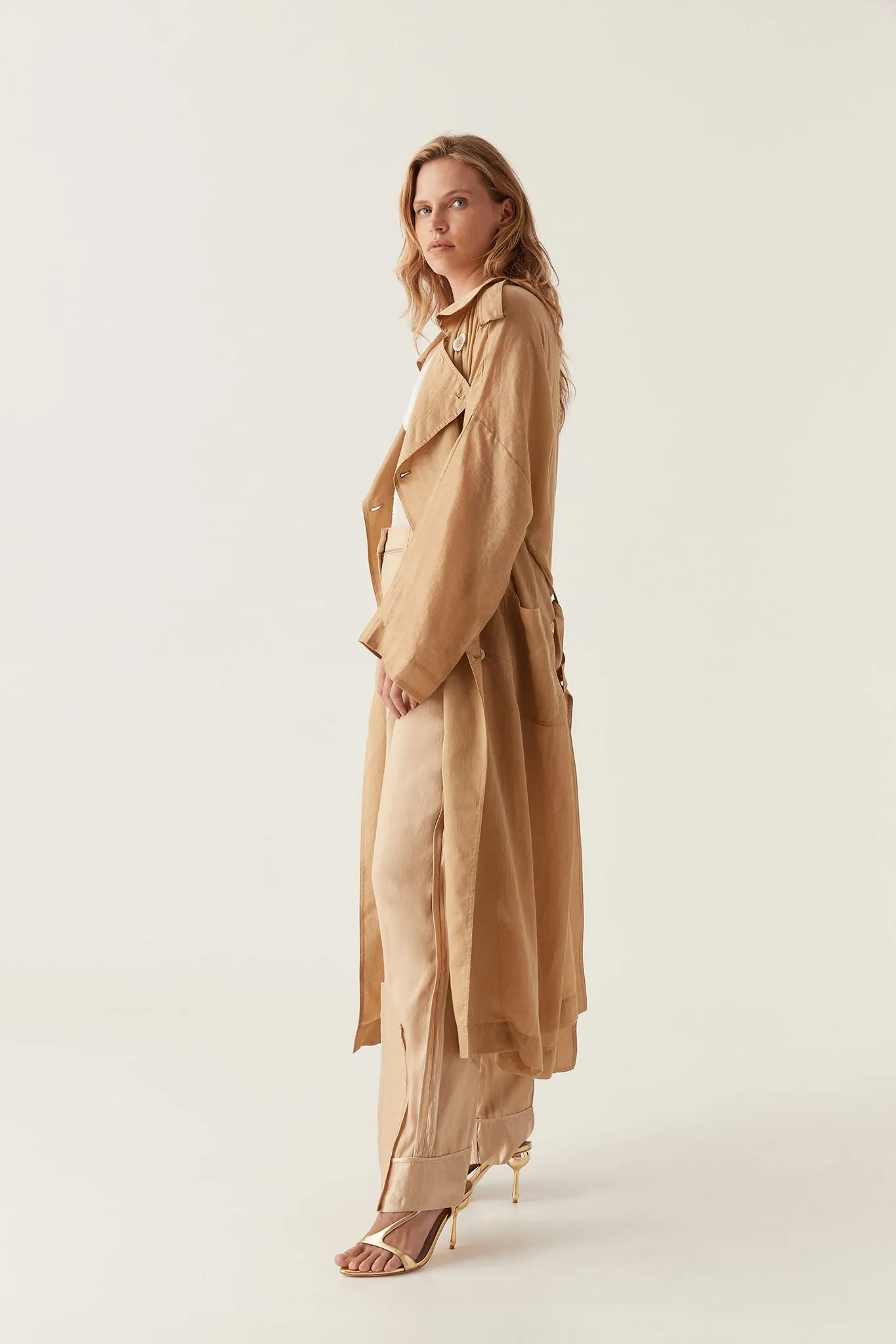 Harmony Oversized Sheer Coat