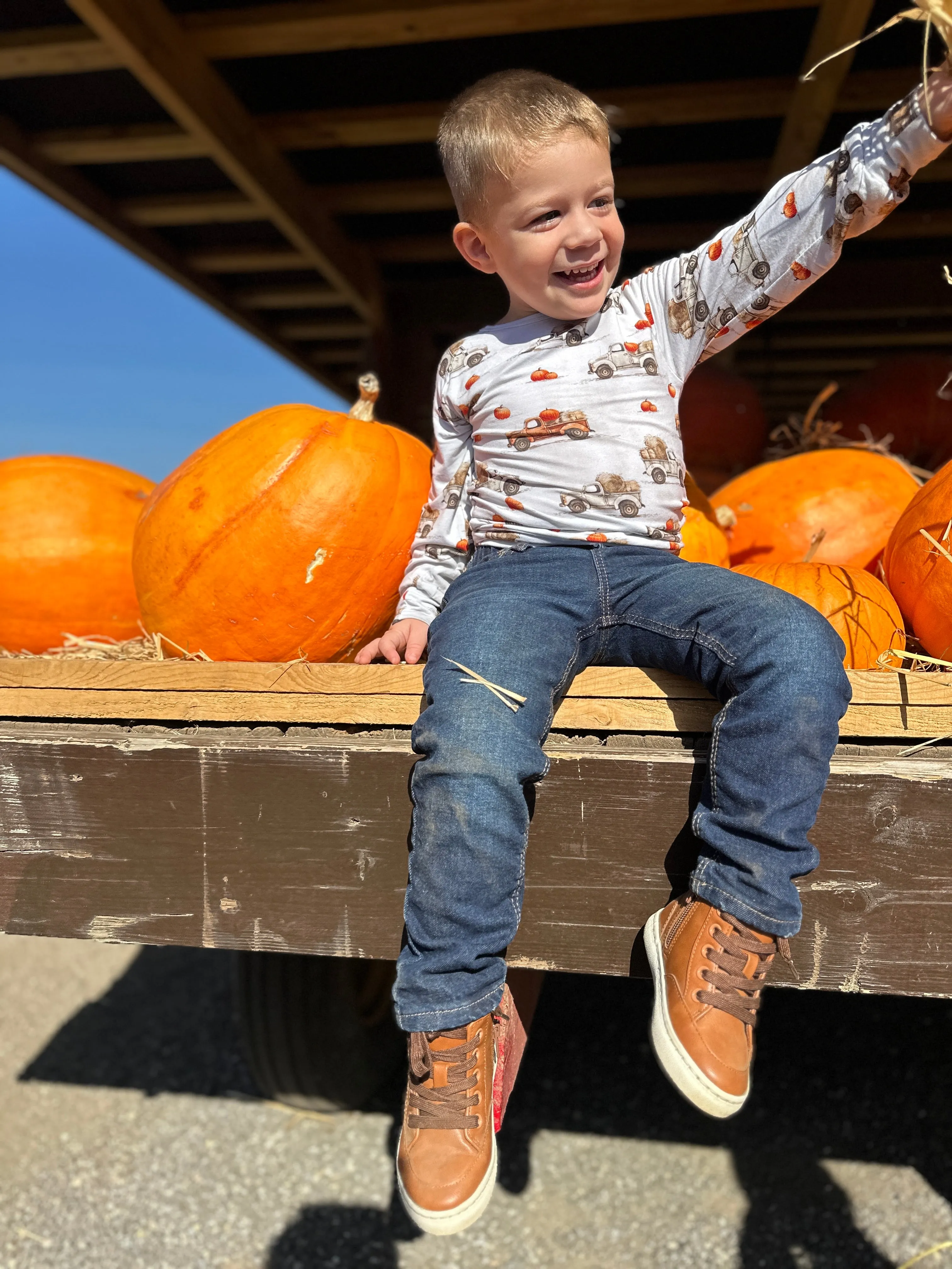 Heading to the Pumpkin Patch Long Sleeve Shirt