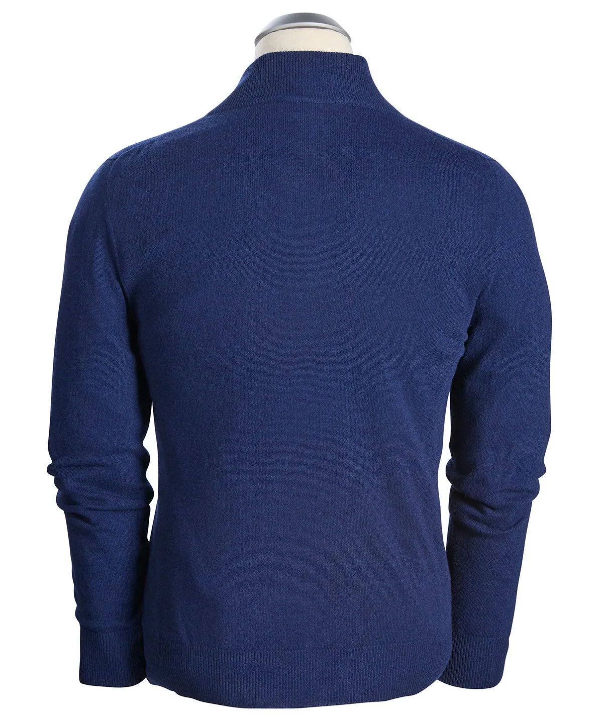 Heritage Italian 100% Cashmere Quarter-Zip Sweater