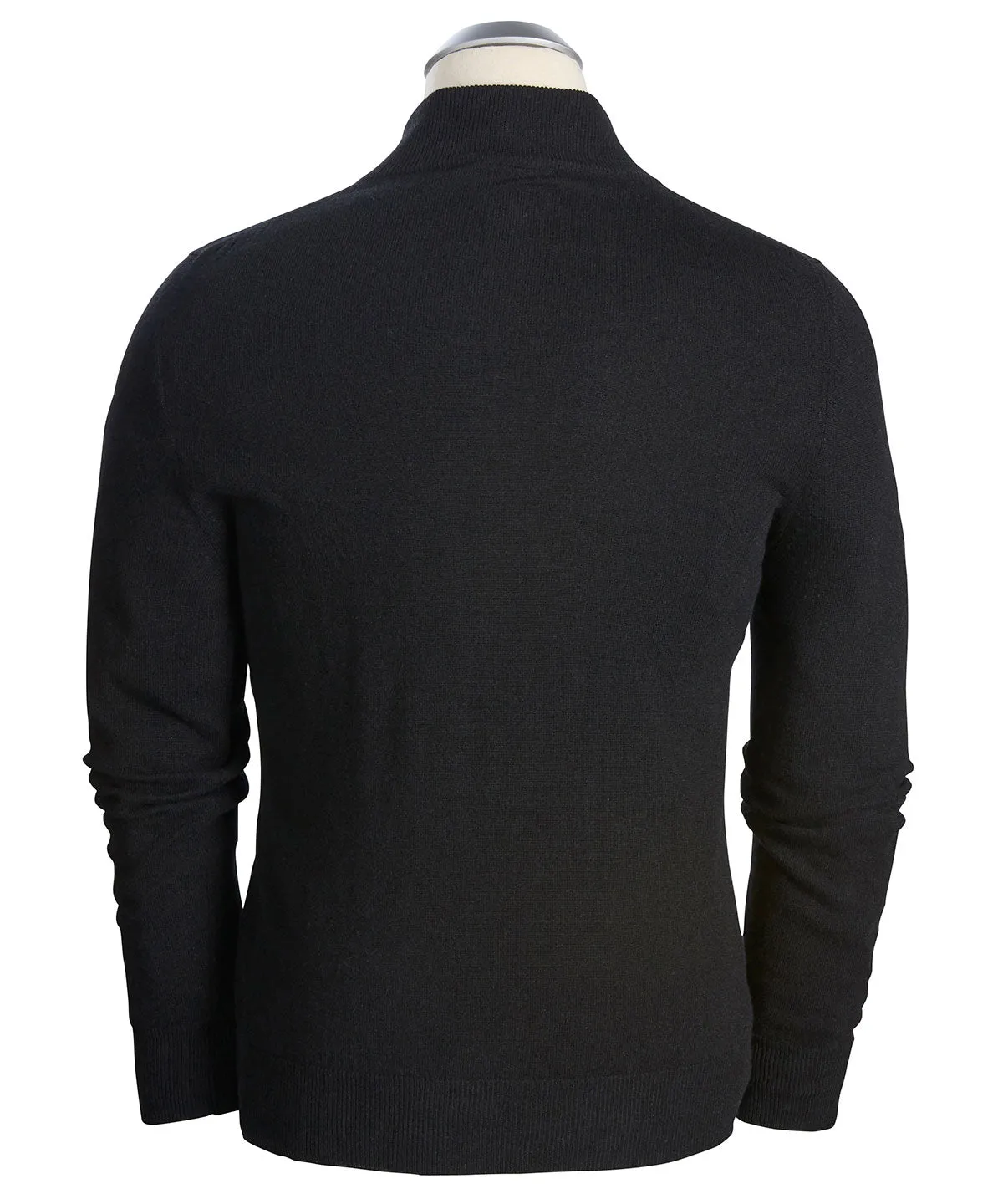 Heritage Italian 100% Cashmere Quarter-Zip Sweater